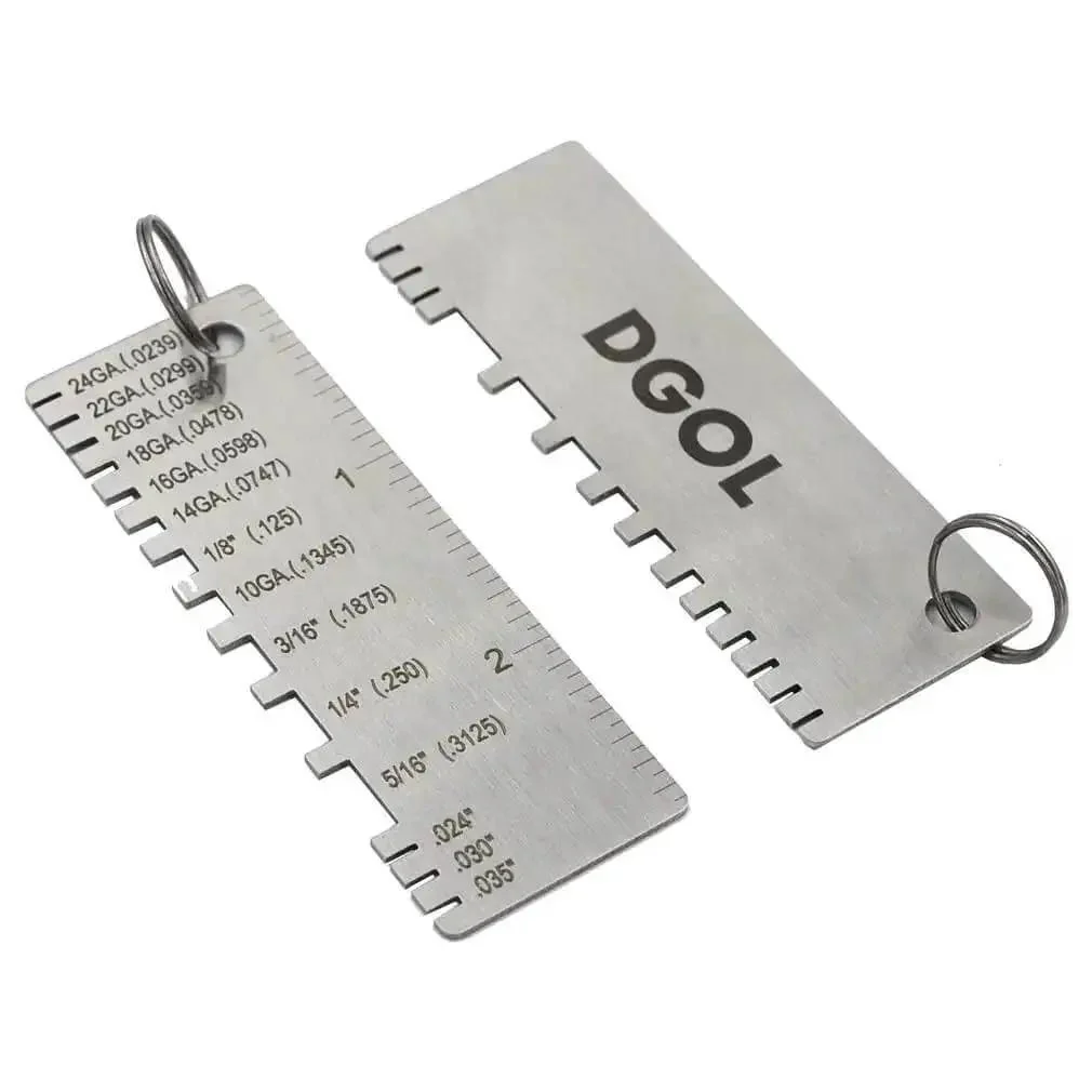 Stainless Steel Mini Portable Thickness Gauge For Metal Sheets And Wire Measures Copper And Brass And Other Nonferrous Metals With Easy Readout, Rugged Durable Gauge Tool For Steel Aluminum Plate And More - Image 4