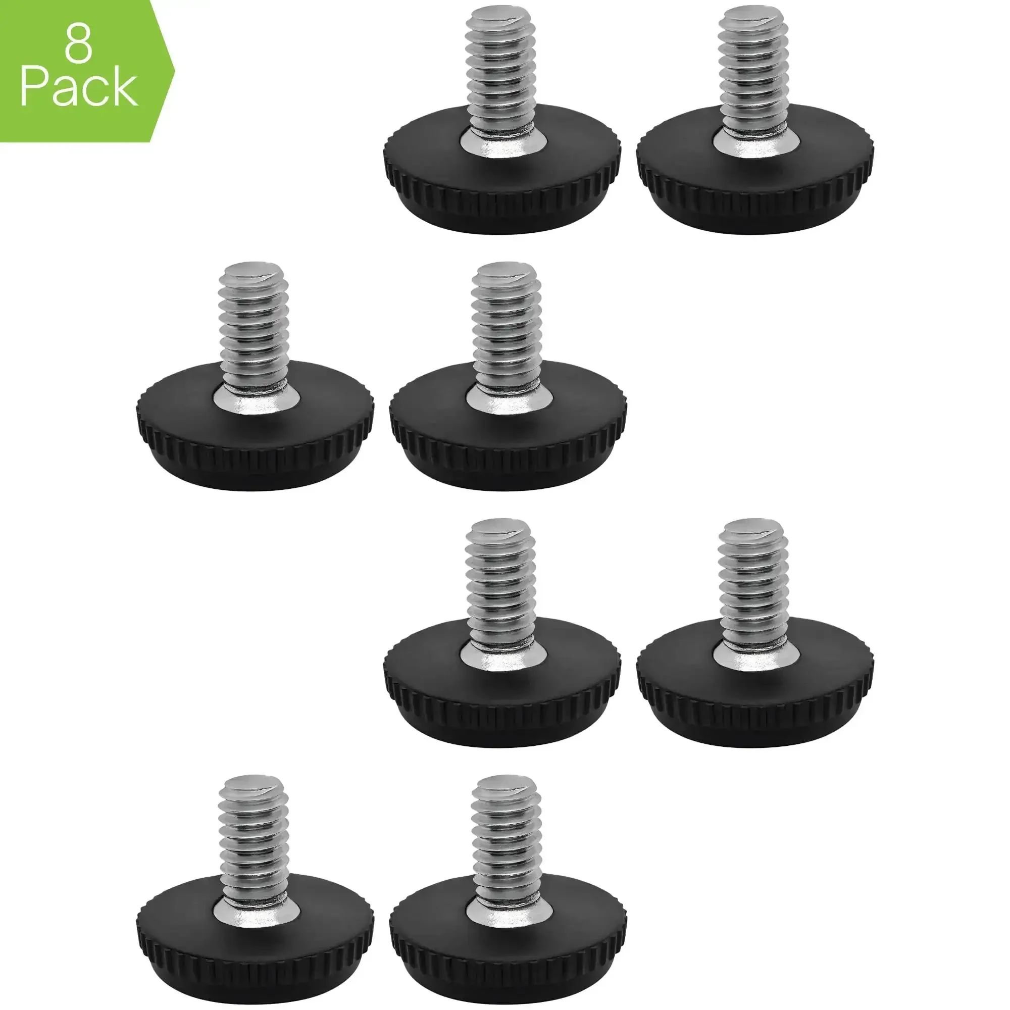 Stainless Steel Outdoor Furniture Levelers 5/16-18 Screw-In Adjustable Feet For Tables And Chairs Rust Resistant Glide Protectors Perfect For Patio Sets Easy Replacement 8-Pack - Image 3
