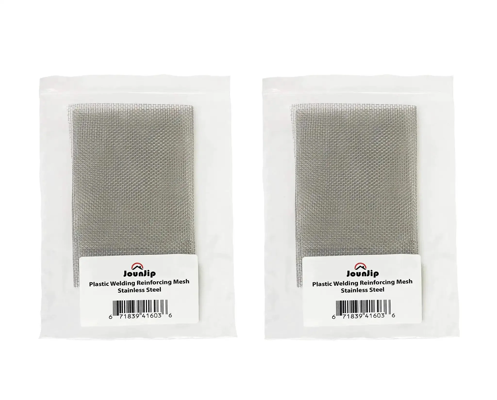 Stainless Steel Reinforcing Mesh For Thermoplastic Bumper And Kayak Repairs, 5x8.75 Inch, 2 Pack, Great With Plastic Welding Kit, Durable Weld Friendly Mesh For DIY Bodywork