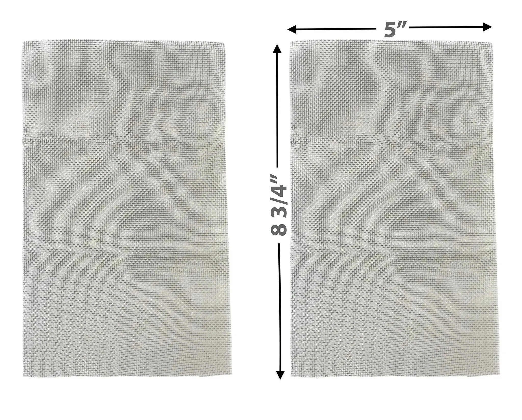 Stainless Steel Reinforcing Mesh For Thermoplastic Bumper And Kayak Repairs, 5x8.75 Inch, 2 Pack, Great With Plastic Welding Kit, Durable Weld Friendly Mesh For DIY Bodywork - Image 2