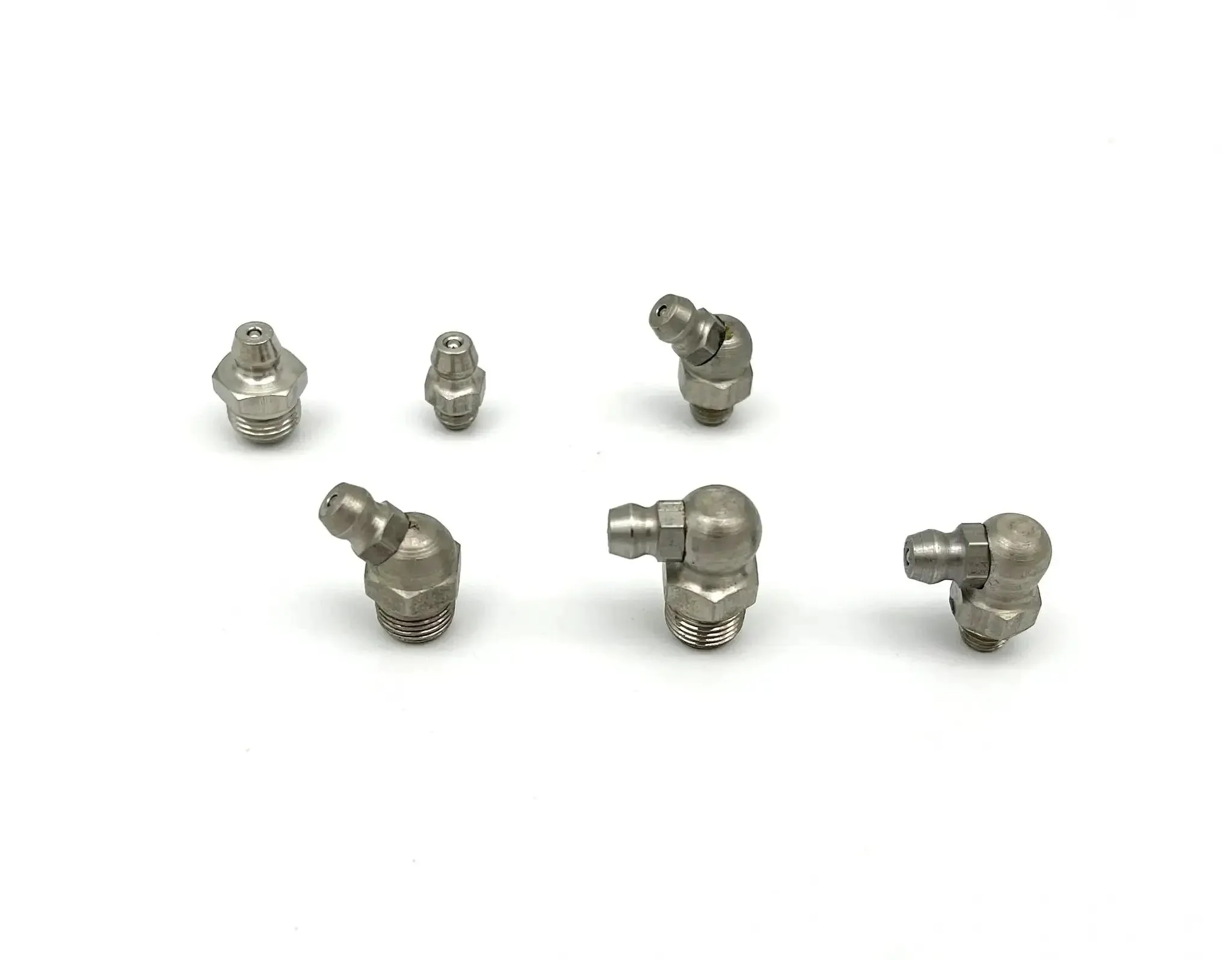 Stainless Steel SAE Grease Fittings Set 40 Pc Marine Grade 303 Includes 1 Quarter Inch 28 LT Straight, 1 Eighth Inch 27 PTF Straight, 1 Eighth Inch 27 PTF 45 Degree And 90 Degree, 1 Quarter Inch 28 LT 90 Degree And 45 Degree Angles - Image 2
