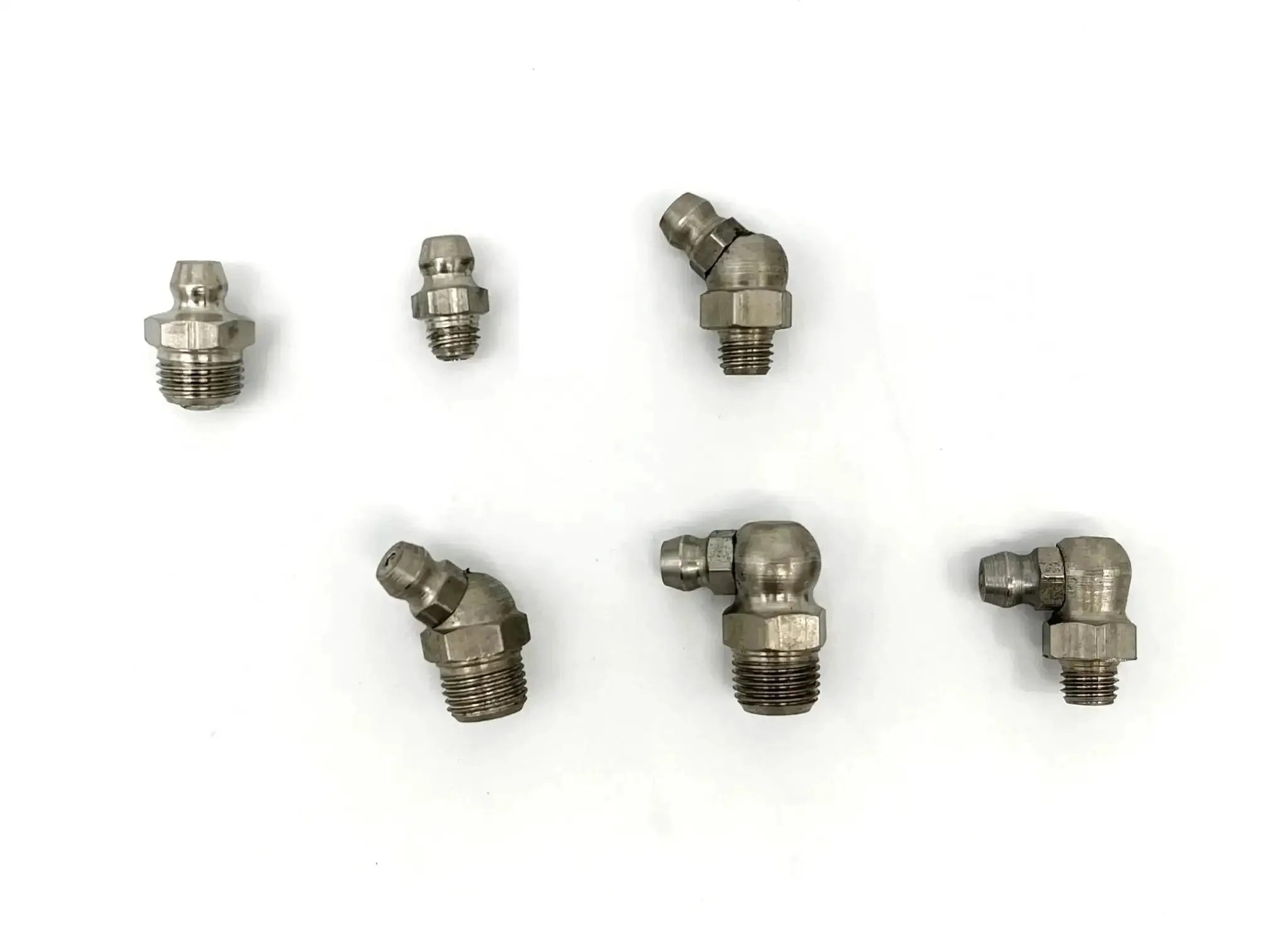 Stainless Steel SAE Grease Fittings Set 40 Pc Marine Grade 303 Includes 1 Quarter Inch 28 LT Straight, 1 Eighth Inch 27 PTF Straight, 1 Eighth Inch 27 PTF 45 Degree And 90 Degree, 1 Quarter Inch 28 LT 90 Degree And 45 Degree Angles - Image 4