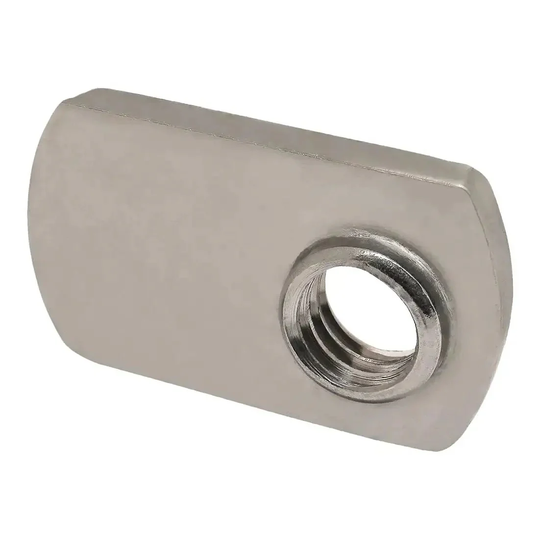 Stainless Steel Slide In T Nut With Offset Thread For Fifteen Series Aluminum Extrusion Five Sixteenths By Eighteen Thread 304 Stainless Steel T Slot Nut Hardware Pack Of Twenty Five - Image 9