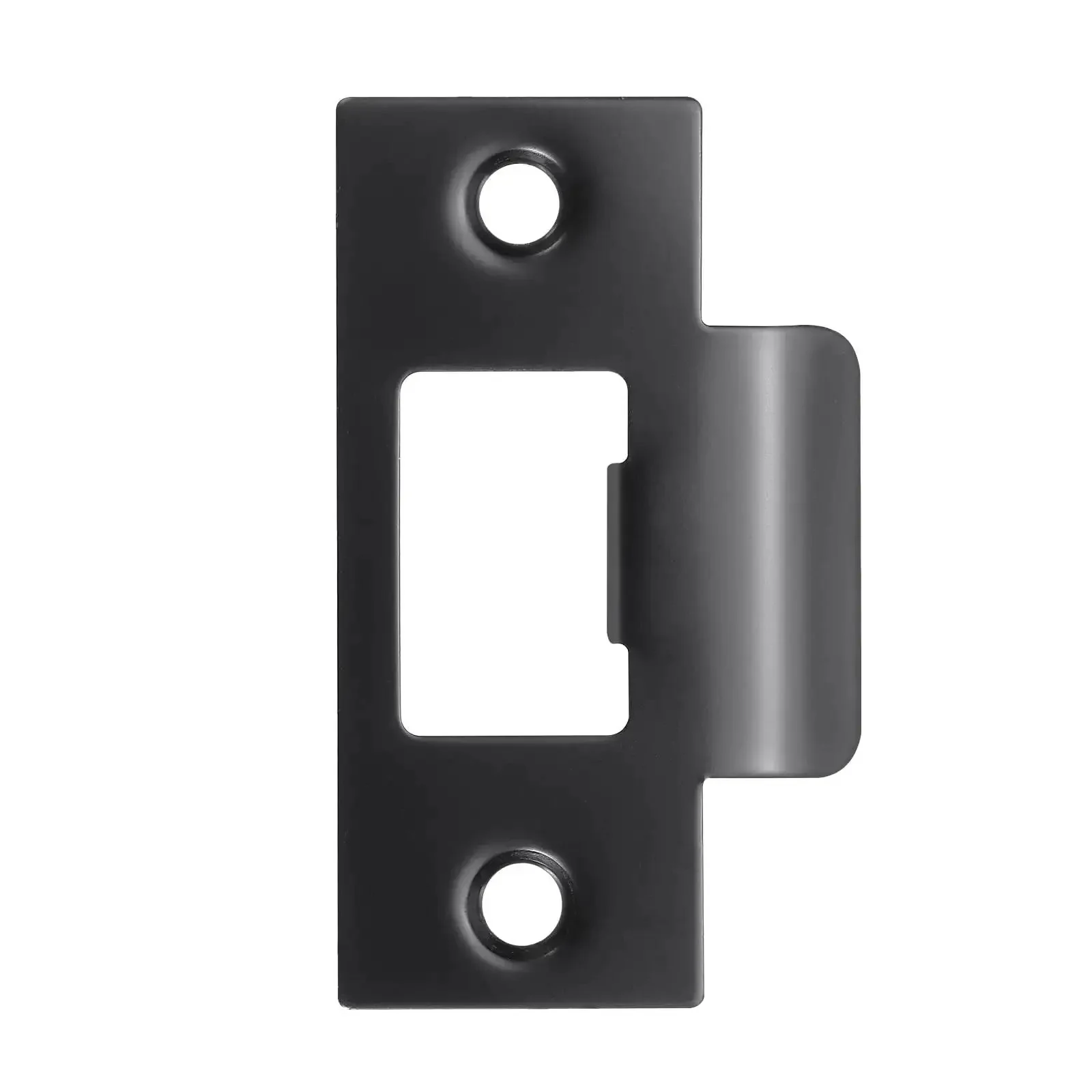 Stainless Steel T Strike Door Strike Plate 2-3/4 Inch Backplate For Interior And Exterior Doors Black Rust Resistant Durable Reinforcement For Deadbolt Lock 70x40mm Large Hole