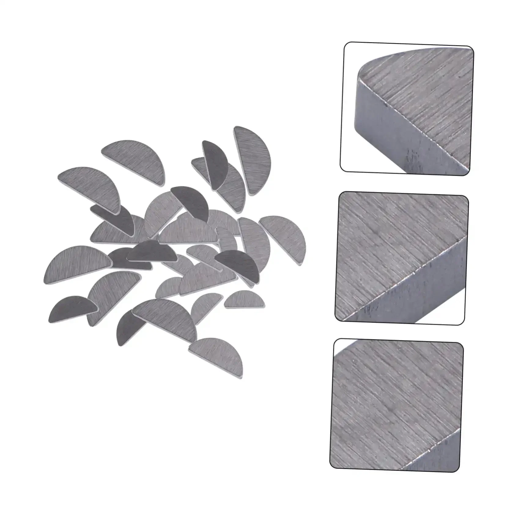 Stainless Steel Woodruff Key Set 80 Pcs 8 Sizes SAE Fasteners For Pulleys And Drive Shafts Hub Adjustment Mechanical Industry Hardware Heavy Duty Kit With Semicircle Style Fasteners - Image 6