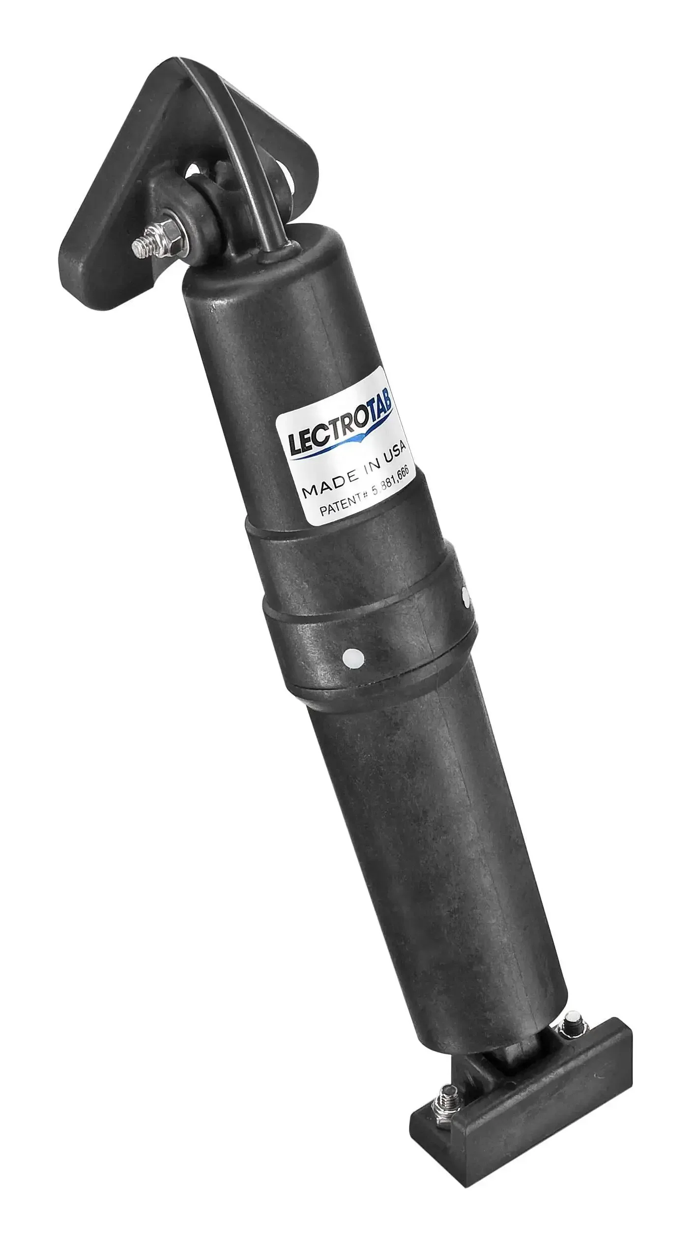Standard ABK Trim Tab Actuator With 6 Ft Cable For Hydraulic And Electric Marine Systems, Internal Brake Prevents Drift, Patented Upper Ram Seal Guards Against Fouling, Handles Up To 1000 Lb Push, Rugged Marine Tab Actuator