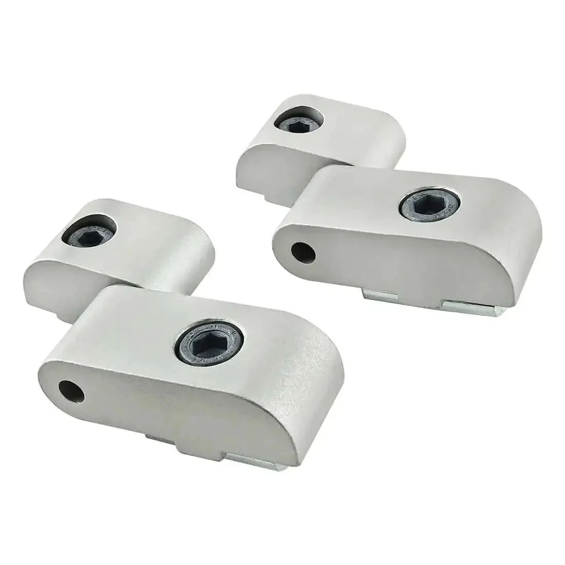 Standard Lift Off Hinge Transition Kit Right Hand Assembly 15 Pack For 25 To 40 Series Profiles Includes 40-2093 40-2095 And 25-2077 With Mounting Hardware For Easy Door Profile Swap
