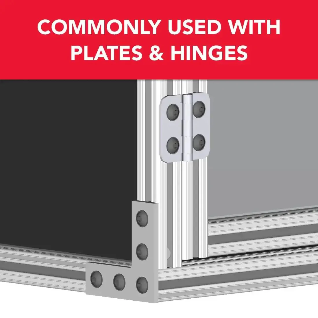 Steel 1/4-20 Centered Slide In T Nuts For 1.5 Inch Aluminum Extrusions 15 Series Black Zinc Finish Economy 25 Pack Hardware Nuts For Mounting Plates And Brackets - Image 3