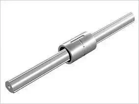 Steel Ball Spline Model LT Double Nut Cylindrical High Load Linear Motion System With 5mm Diameter Shaft By 70mm Length And 12mm Diameter Nut By 20mm Length 198 Lb Radial Load Capacity For Medium Torque Applications
