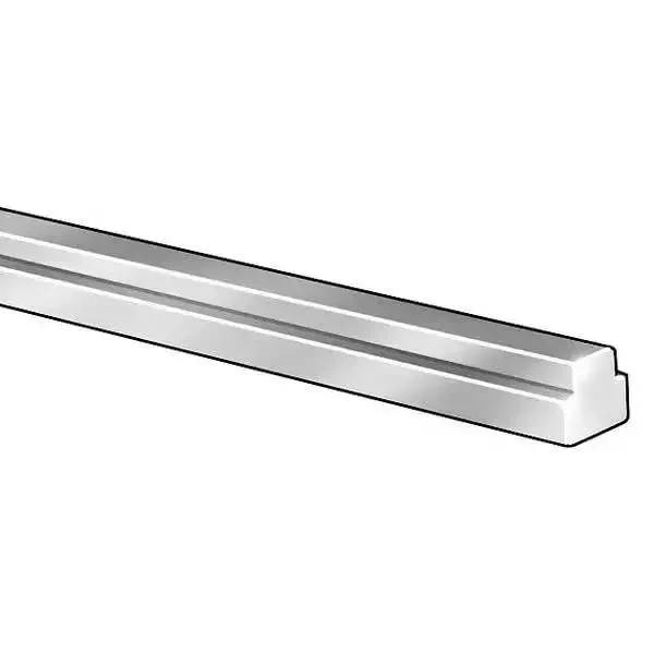 Step Key Stock 2 Built For Tough Industrial Use With 1/4 Inch Top Width, 1/8 Inch Top Step Height, 3/8 Inch Bottom Width, 3/16 Inch Lower Step Height, Zinc Finish On Medium Carbon Steel, Base Height 0.188 Inch