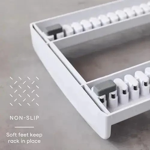 StoreMore Adjustable Bakeware Rack With Steel Wires Seven Adjustable Dividers That Organizes Cookie Sheets Pans And Trays In Kitchen Cabinets And Pantry Storage Premium Edition - Image 9