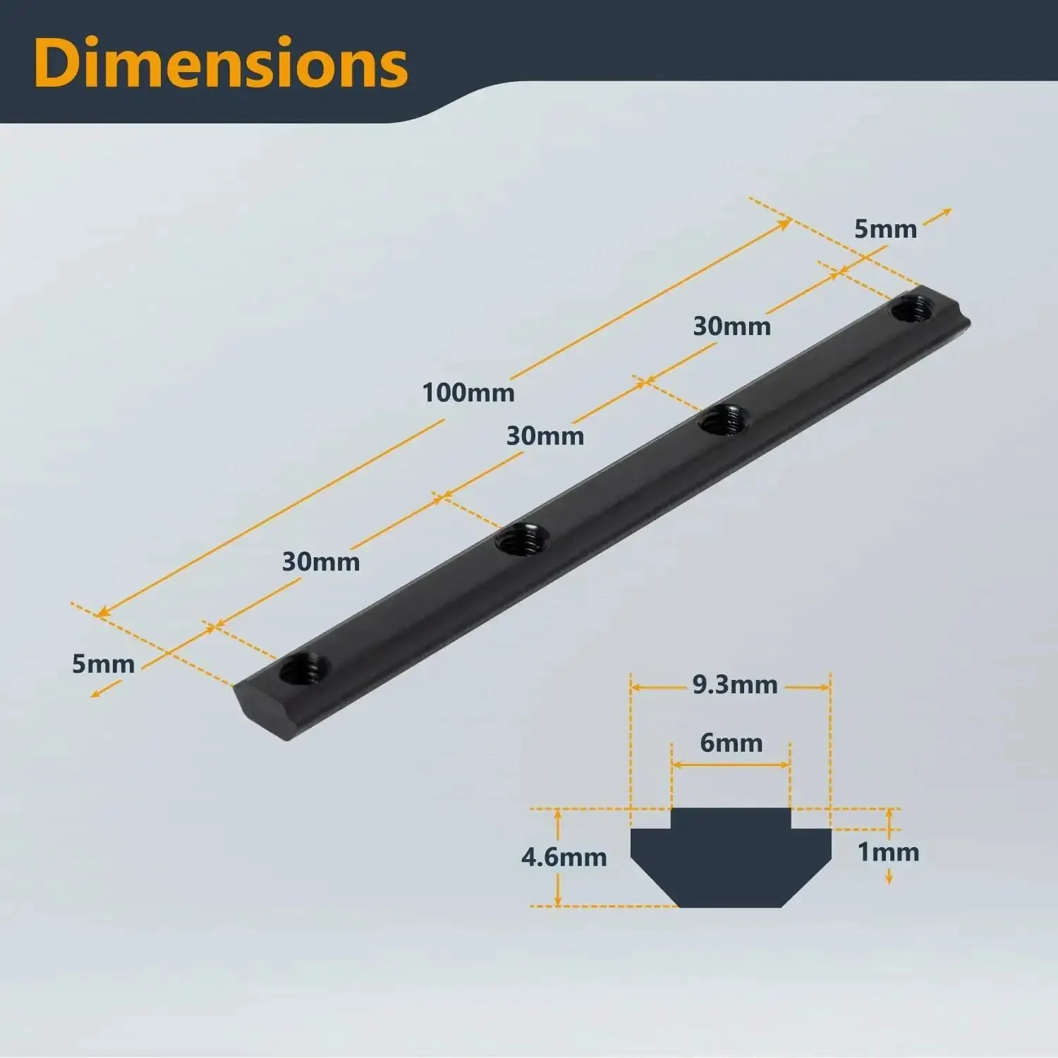 Straight Connector Corner Bracket Set For Aluminum Extrusion Fits T Slot And V Slot Profiles Ideal For CNC Machines 3D Printers And Custom Enclosures Includes 8 Connectors 32 M5x6L Screws And M3 Hex Key - Image 7