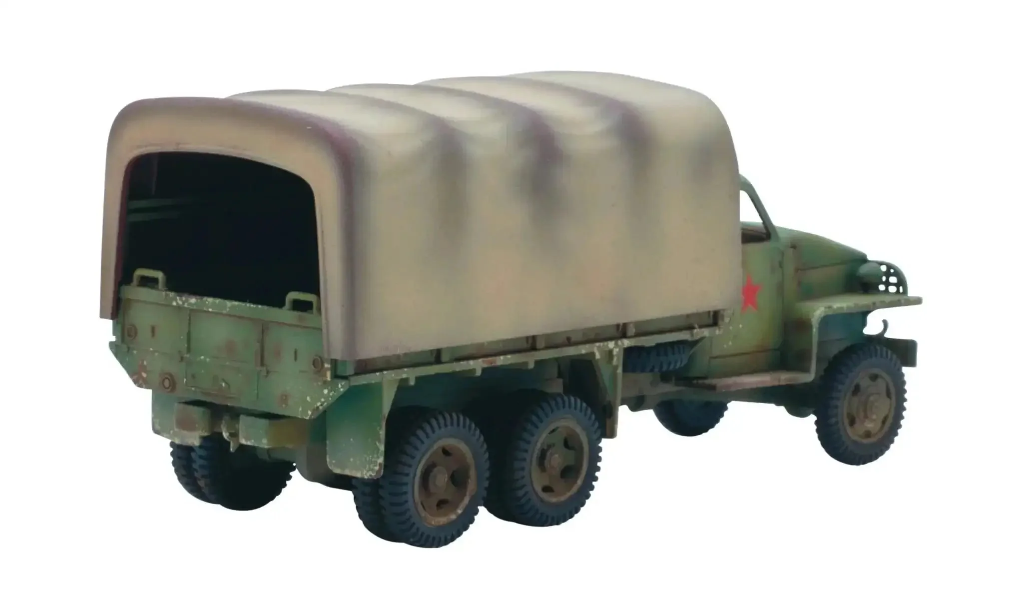 Studebaker US6 Truck 1:56 Scale Plastic Model For Bolt Action By Warlord Games Battle Ready World War II Miniature Transport With Open Top Bed Or Soft Skin Includes Decal Sheet Vehicle Stat Card And Damage Markers - Image 4