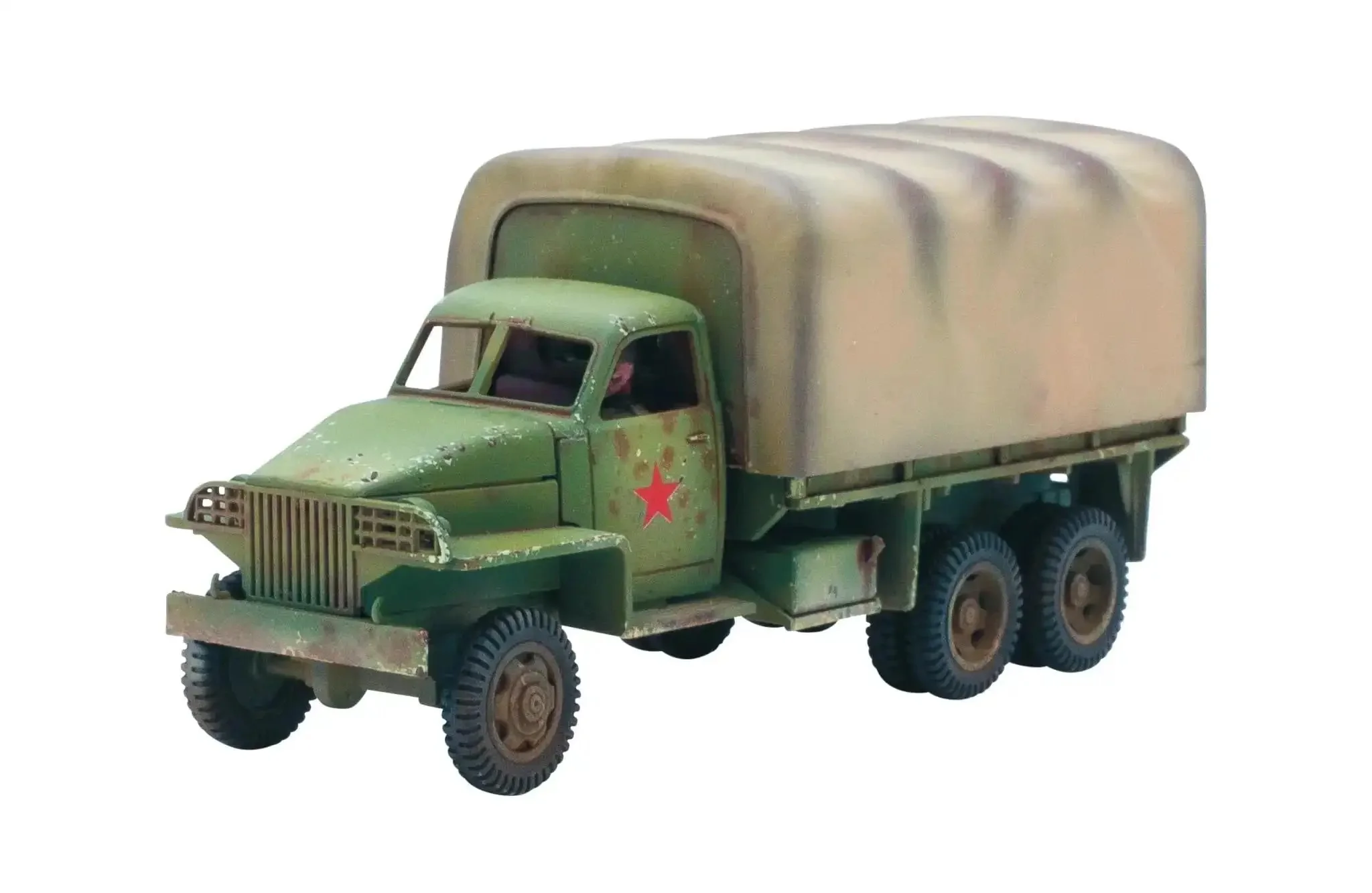 Studebaker US6 Truck 1:56 Scale Plastic Model For Bolt Action By Warlord Games Battle Ready World War II Miniature Transport With Open Top Bed Or Soft Skin Includes Decal Sheet Vehicle Stat Card And Damage Markers - Image 5
