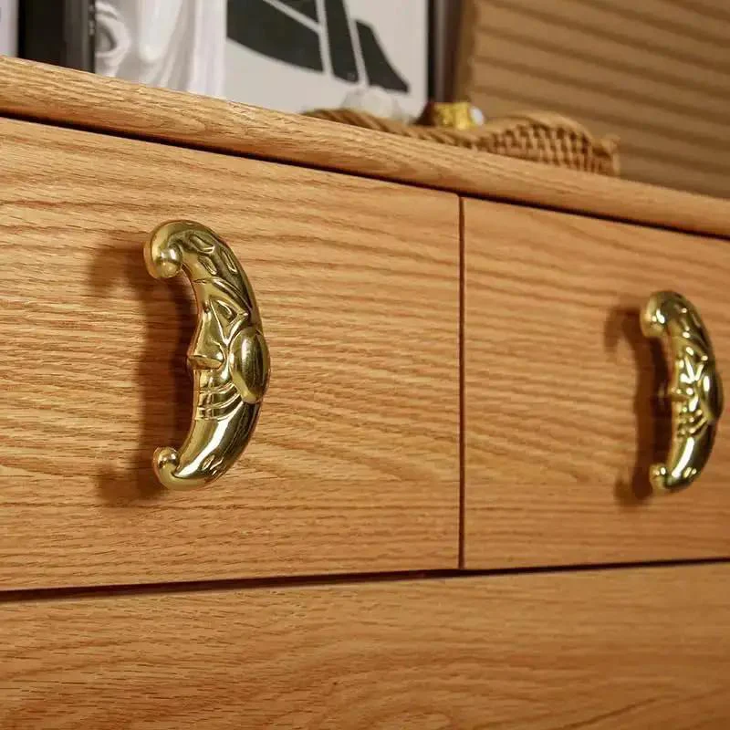 Sun Moon Cabinet Knobs Set, Solid Brass Antique Finish Drawer Pulls For Kitchen, Bath, Dresser, Wardrobe; Rust Resistant, Easy Install; Includes 2 Pairs, Celestial Hardware For Cabinets And Decor - Image 5