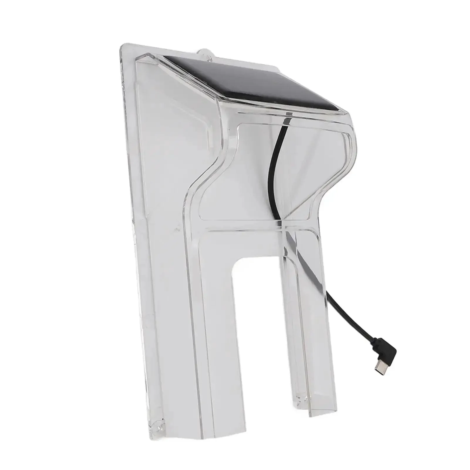 Sun Powered Doorbell Rain Cover No Fuss Shield With Transparent ABS Plastic Weatherproof For Standard Doorbells Easy Install ABS Compatible Keeps Rain And Sun Off Your Chime For Year Round Outdoor Use