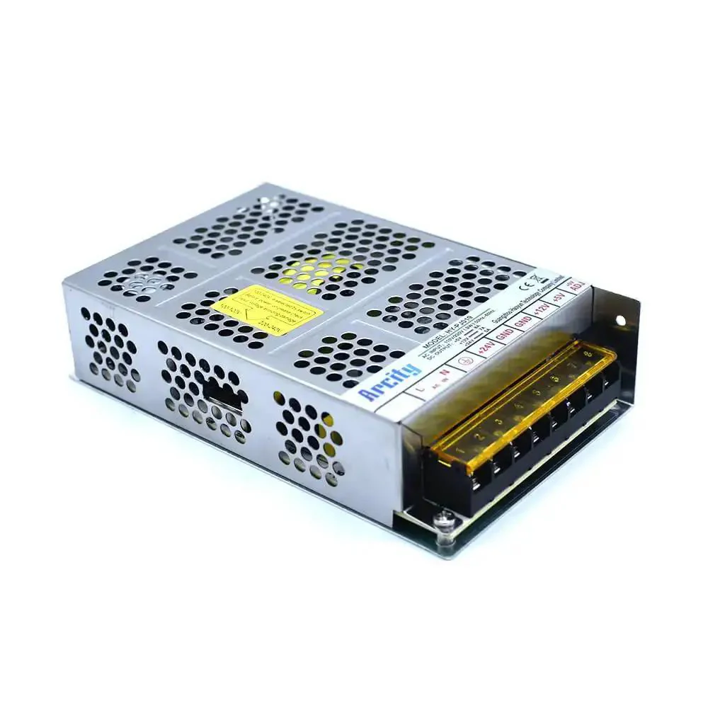 Switching Power Supply With Triple Output 5V 8A 12V 7A 24V 5A 110V 220V Input High Stability Low Noise Clean DC Dope For Video Games Arcade Cabinets CCTV Computers DIY Projects - Image 4