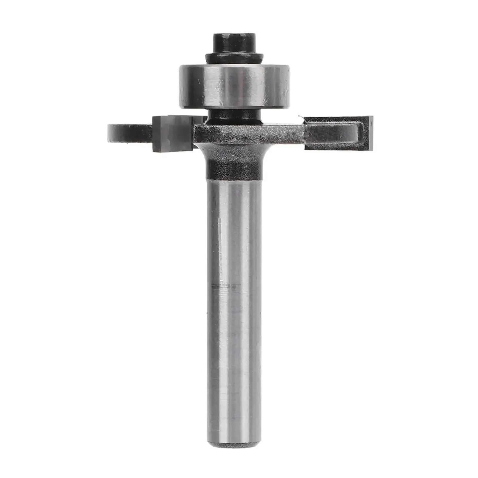 T Shaped Router Bit With One Quarter Inch Shank, Three Teeth Ball Bearing Slotting Cutter For Wood And Plywood, Five Thirty Second Inch Cutting Height, Suited For T Shaped Models, Spline Joint, Mortise And Tenon Projects - Image 6