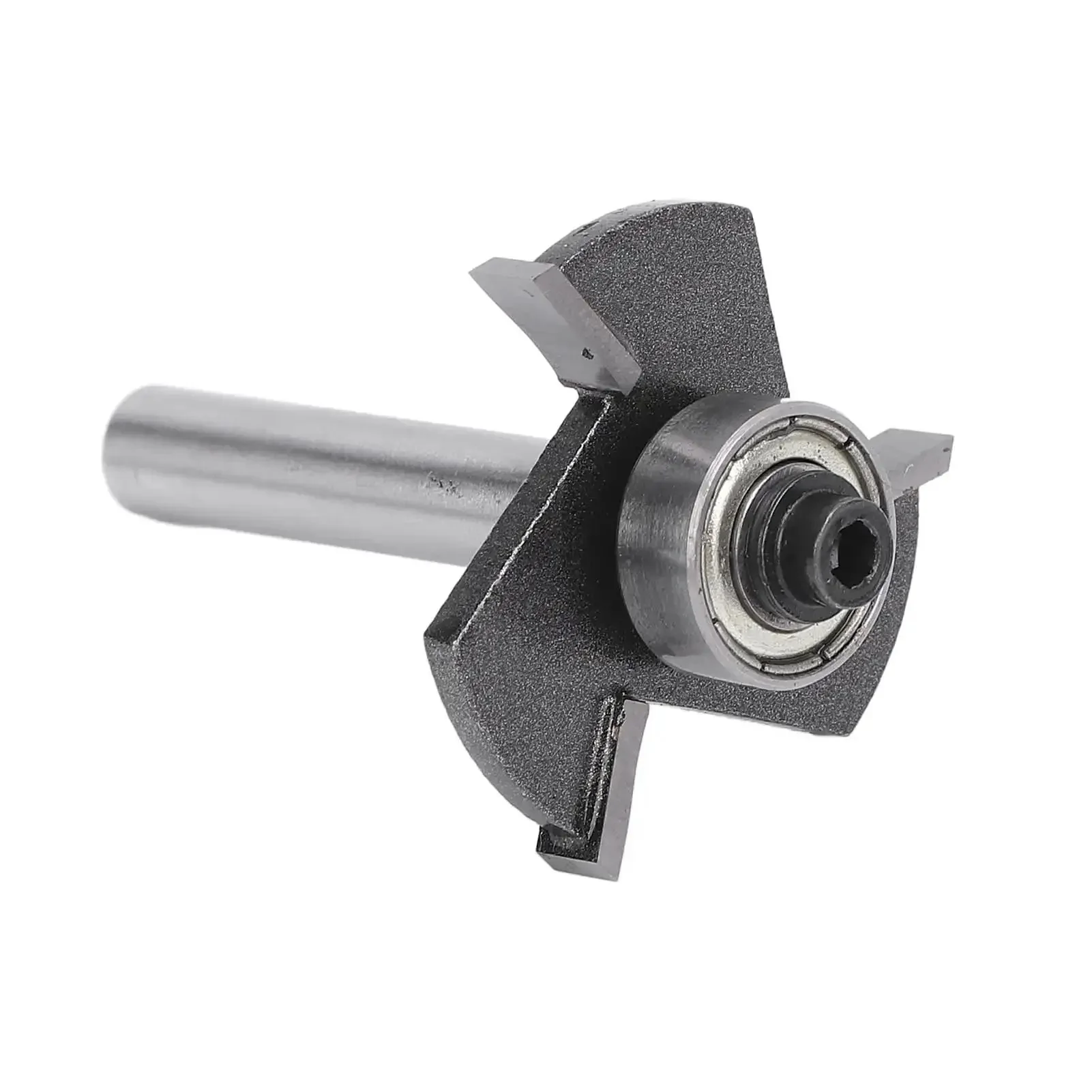 T Shaped Router Bit With One Quarter Inch Shank, Three Teeth Ball Bearing Slotting Cutter For Wood And Plywood, Five Thirty Second Inch Cutting Height, Suited For T Shaped Models, Spline Joint, Mortise And Tenon Projects - Image 8