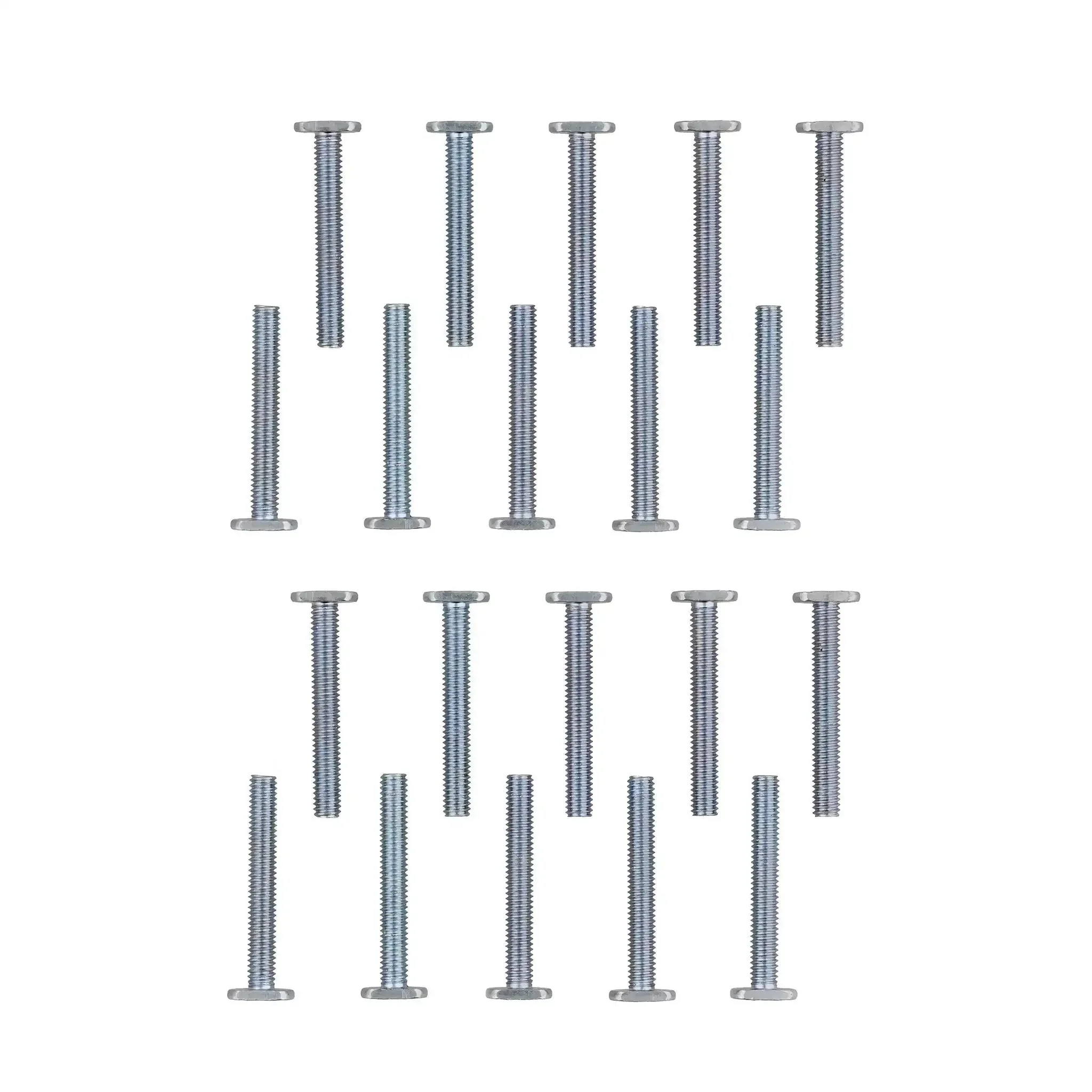 T Slot Bolt Set 20 Pack Two And A Quarter Inch Tee Bolts For Woodworking And T Track Jig Bolts For Router Jigs And Fixtures Five Sixteenth Inch Eighteen Thread Tee Bolts Great For Cabinets Drawers And Custom Wood Projects - Image 3