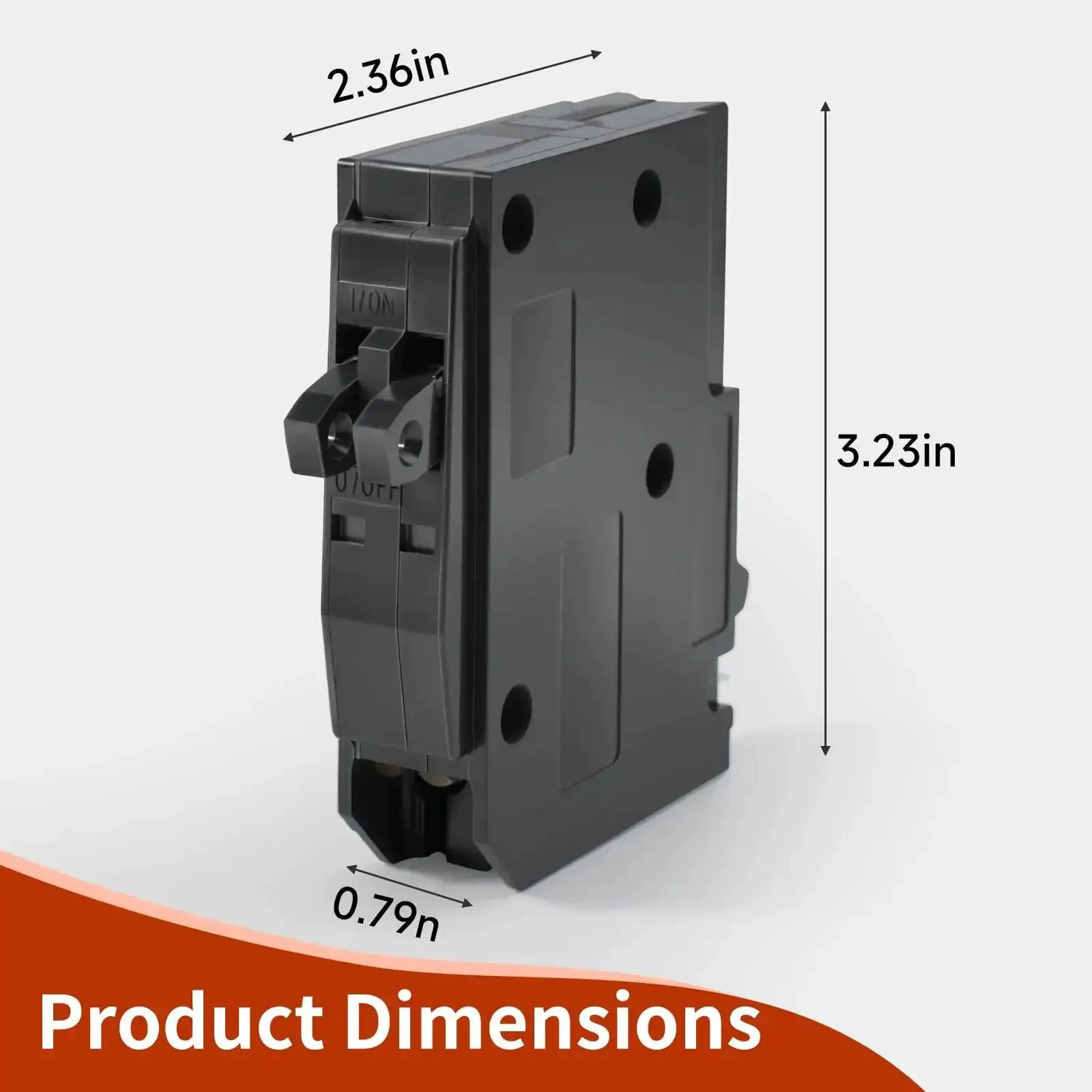 Tandem 1 Pole 20 Amp Circuit Breaker Plug-In 120/240V AC With 10kA Interrupting Rating, Fits SD QO Load Centers, CSED And NQOD Panels, Easy Install For Safe Home Electrical System - Image 2