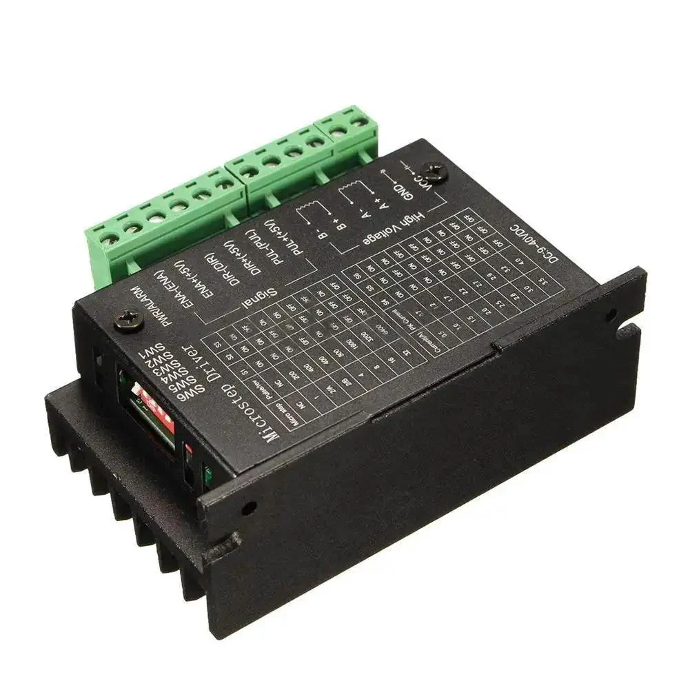 TB6600 Stepper Motor Driver Controller With 32 Segments 9 To 40V DC 4A Max Drive Current For 42 57 86 Type 2 Phase And 4 Phase Steppers Rock Solid Wiring Smooth Microstepping Ideal DIY CNC 3D Printer And Hobby Projects - Image 3