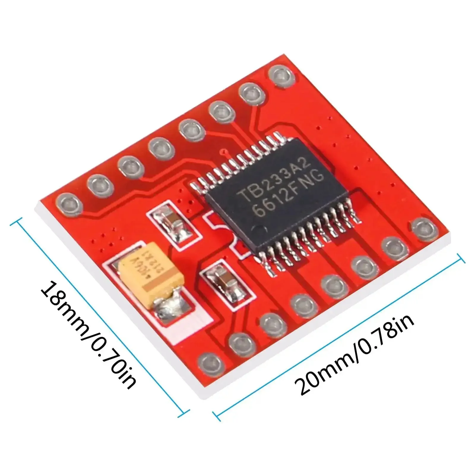 TB6612FNG Dual DC Motor Driver Module For Two Motors With 1.2A Continuous And 3.2A Peak Current, CW CCW, Short Brake, Over Current Protection, A Beefed Up Upgrade Over L298N For Robotics Projects - Image 5