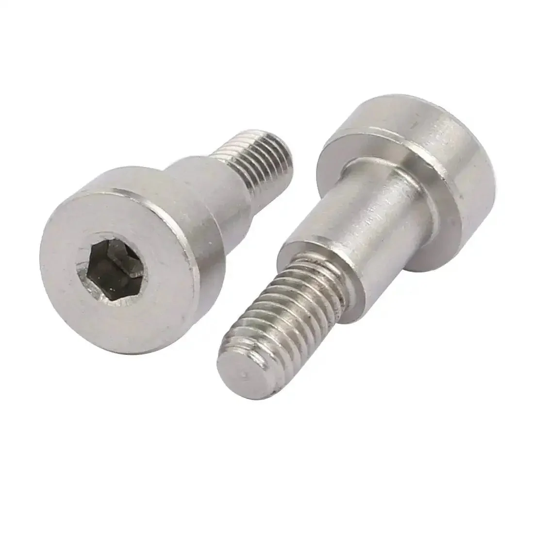 Ten Pack 304 Stainless Steel Hex Socket Shoulder Bolts With 8Mm Shoulder Diameter And 10Mm Shoulder Length M6 Thread Fully Threaded Beefy Heavy Duty Hardware For Machinery Cabinets And DIY Projects - Image 3