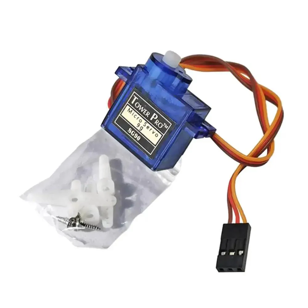 Ten Pack 9G Micro Servo Motors Kit For Arduino Projects And SG90 Micro Servos For RC Cars Boats Helicopters Planes With Metal Gear Upgrade And 17.5 Oz In Torque For Precise Tiny Robot Arms And DIY RC Systems Great For Hobbyists And Classroom Projects Too - Image 3