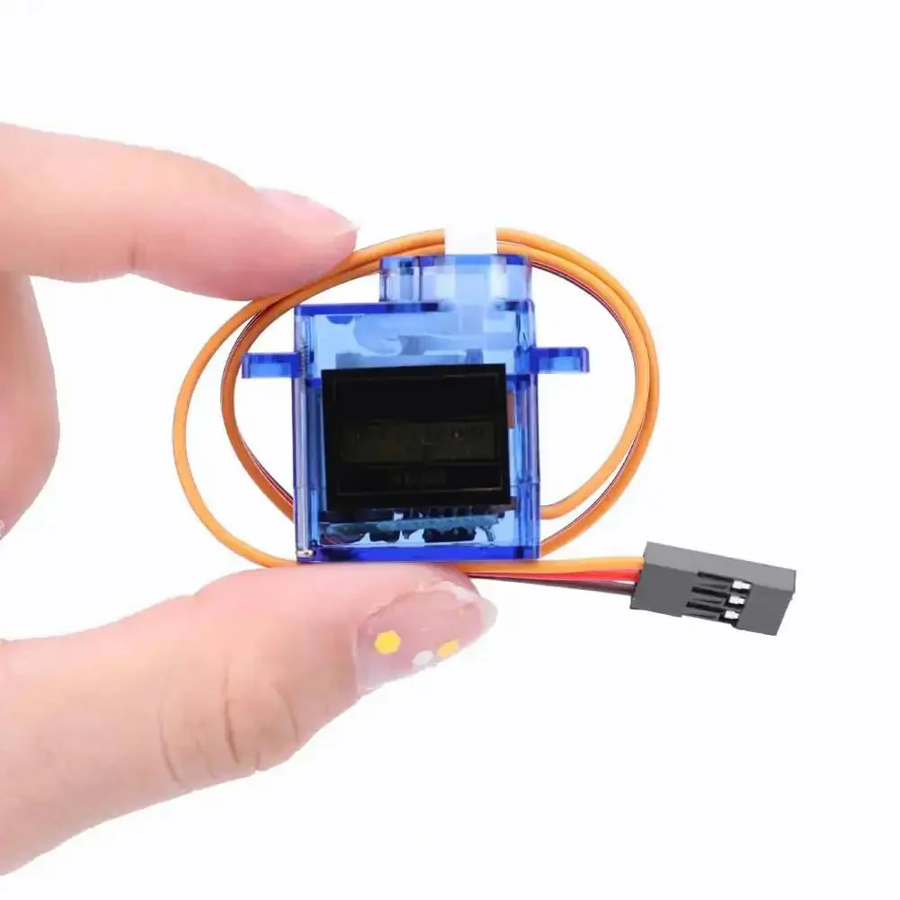 Ten Pack 9G Micro Servo Motors Kit For Arduino Projects And SG90 Micro Servos For RC Cars Boats Helicopters Planes With Metal Gear Upgrade And 17.5 Oz In Torque For Precise Tiny Robot Arms And DIY RC Systems Great For Hobbyists And Classroom Projects Too - Image 5