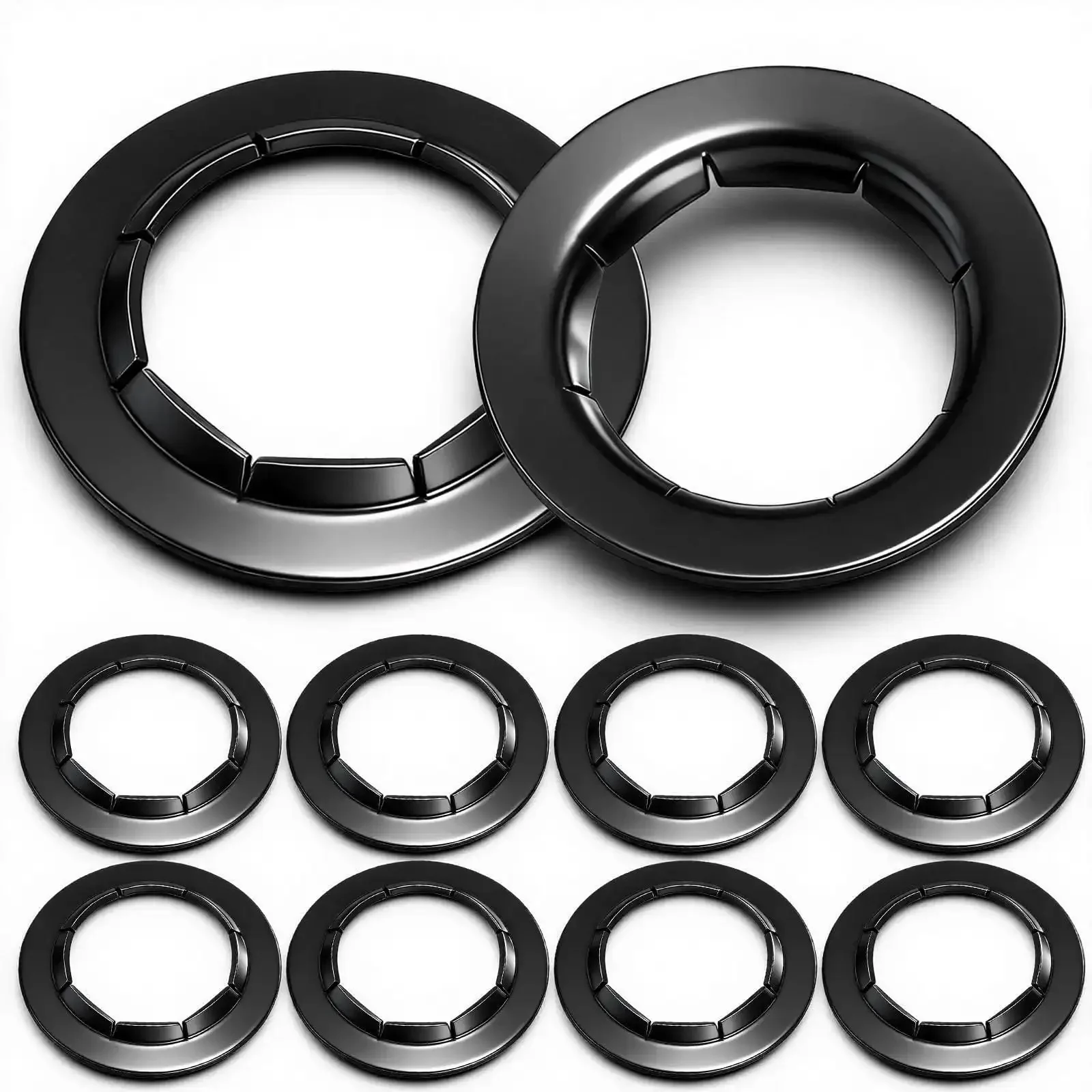 Ten Pack Push On Dolly Wheel Lock Washers Fit Five Eighth Dolly Axle Rods Spring Steel With Oiled Phosphate Finish For Heavy Duty Maintenance And Smooth Operation On Dolly Equipment