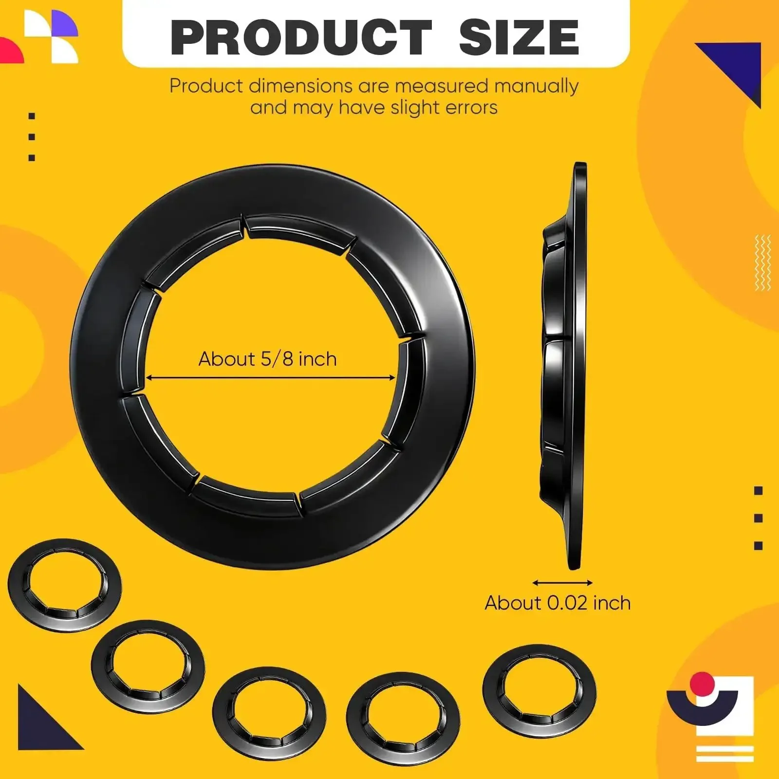 Ten Pack Push On Dolly Wheel Lock Washers Fit Five Eighth Dolly Axle Rods Spring Steel With Oiled Phosphate Finish For Heavy Duty Maintenance And Smooth Operation On Dolly Equipment - Image 6