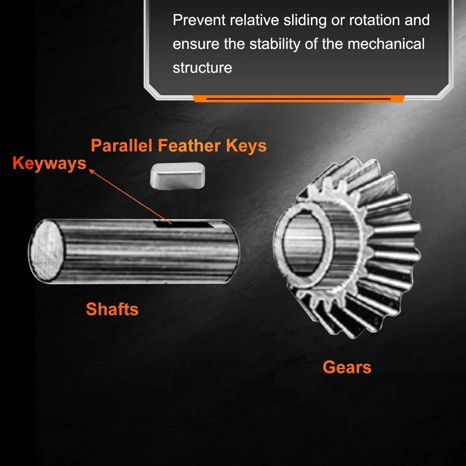 Ten Pack Round End Feather Keys 6x6x25 Mm Carbon Steel Shaft Key Stock For Parallel Drive Keyways And Machine Fastening On Shafts Beefy Heavy Duty Workhorse For Tough Machinery Projects - Image 4
