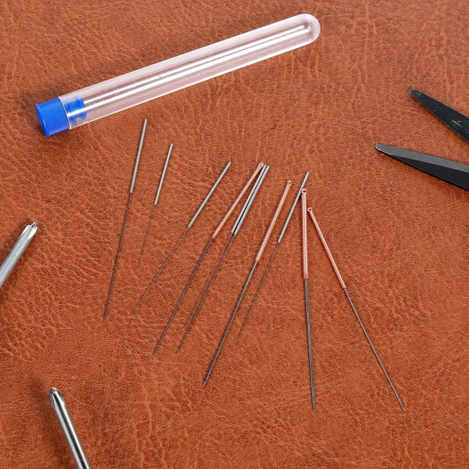 Ten Piece Stainless Steel 3D Printer Nozzle Cleaning Kit With Precision Needles From 0.15 To 1.0mm For Unclogging Nozzles And Welding Tip Cleaners A Must Have Drill Tool For Smooth Consistent Prints - Image 3