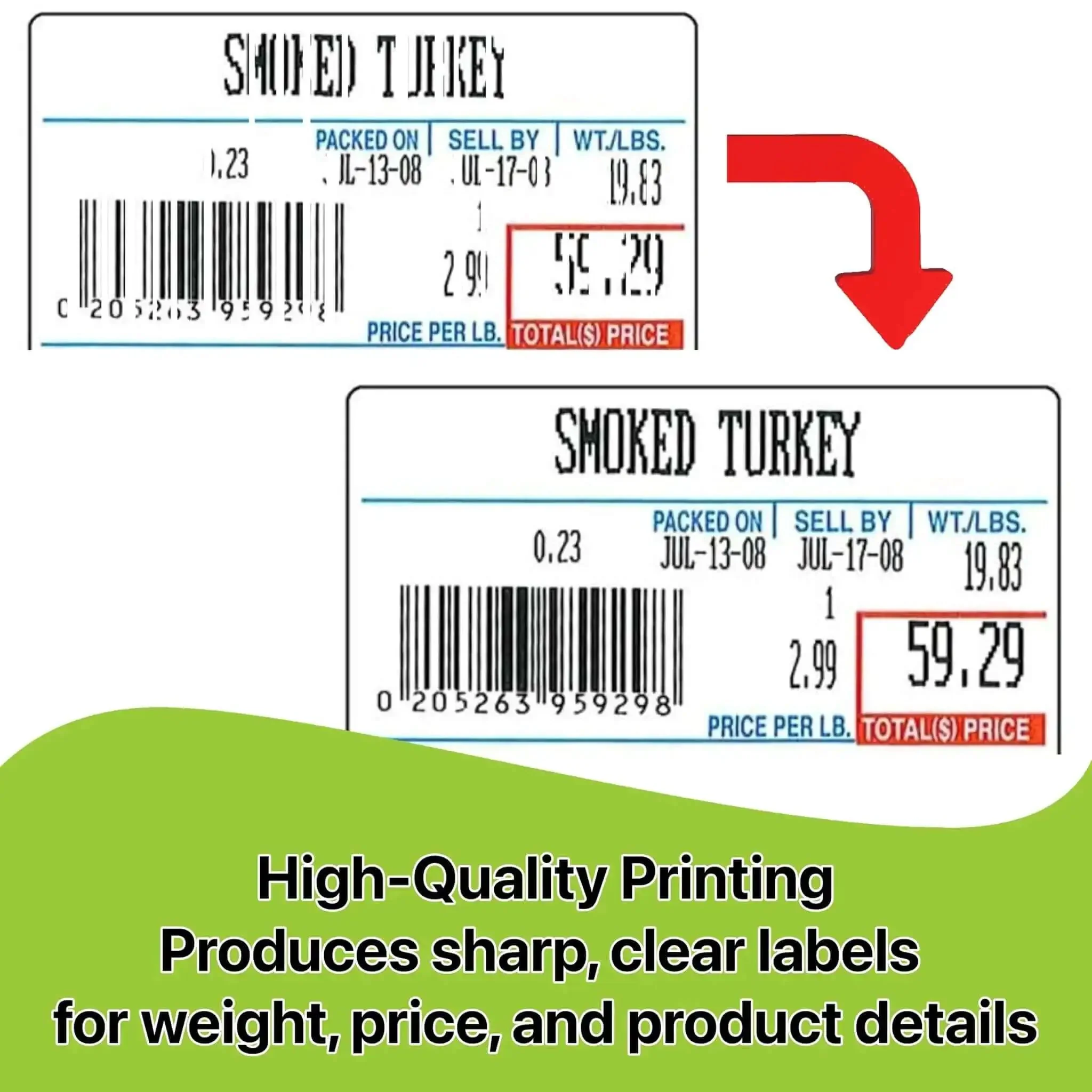 Thermal Head Printer Replacement Part For CAS LP-1000N And LP-1000NP Scales LP-1000N Bench And Pole Series Delivers Sharp Weight And Price Labels With Easy Installation - Image 4