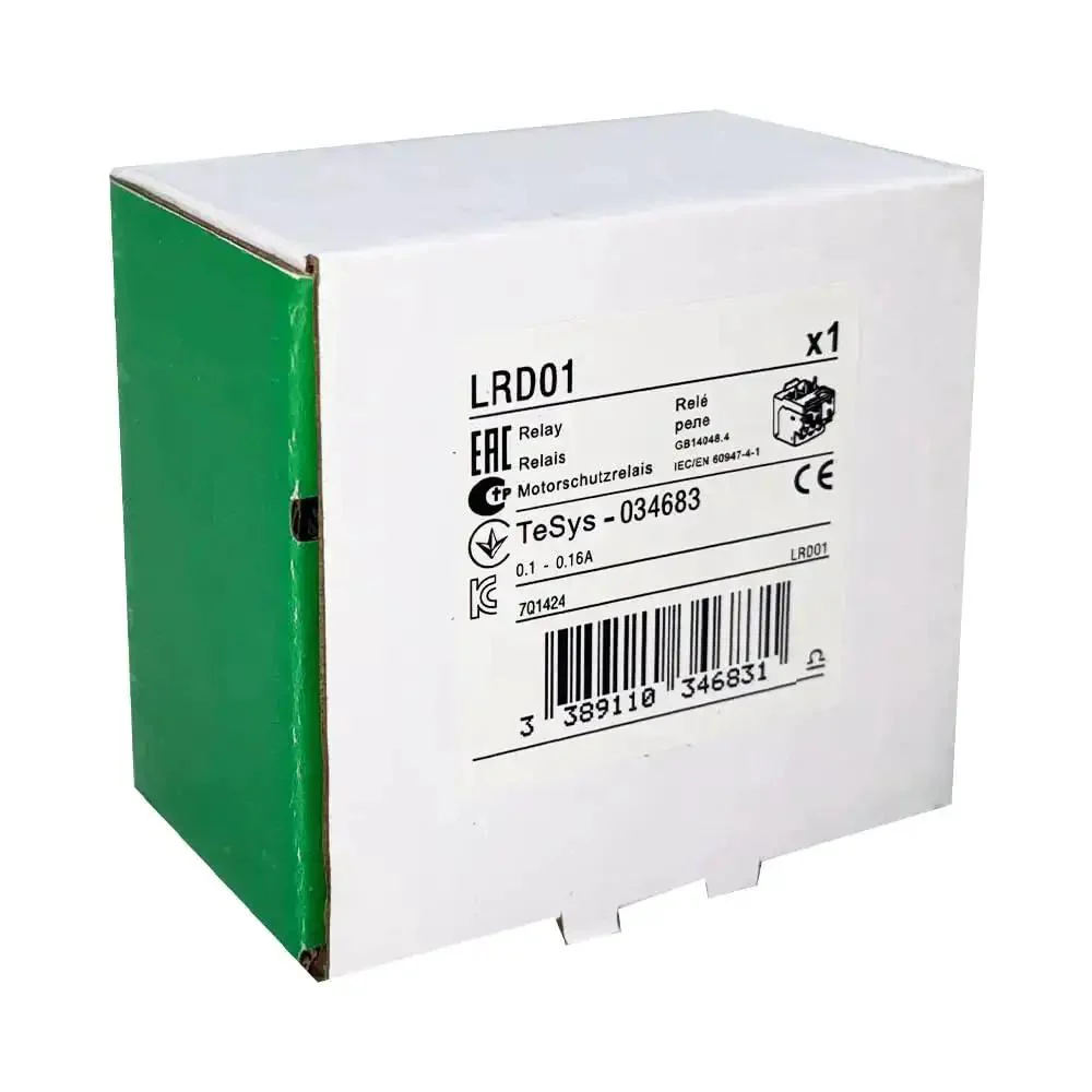 Thermal Overload Relay 0.1-0.16A For Contactor LC1D09-38 AC DC Compatible With 1 NO 1 NC Auxiliary Contacts Fits LC1D09 LC1D12 LC1D18 LC1D25 LC1D32 LC1D38 Class 10A IEC 60947-4-1 No Nonsense Motor Protection - Image 2