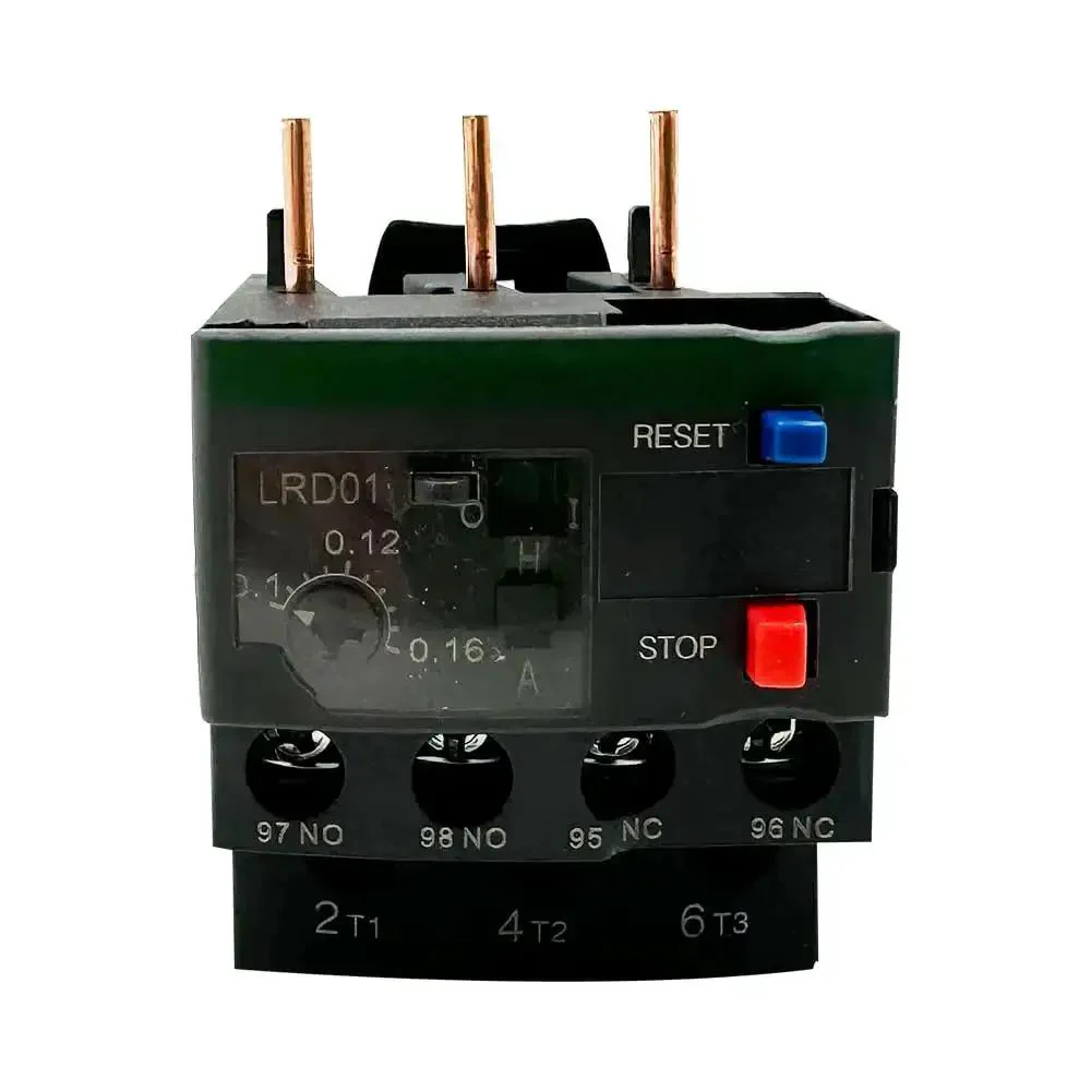 Thermal Overload Relay 0.1-0.16A For Contactor LC1D09-38 AC DC Compatible With 1 NO 1 NC Auxiliary Contacts Fits LC1D09 LC1D12 LC1D18 LC1D25 LC1D32 LC1D38 Class 10A IEC 60947-4-1 No Nonsense Motor Protection - Image 6