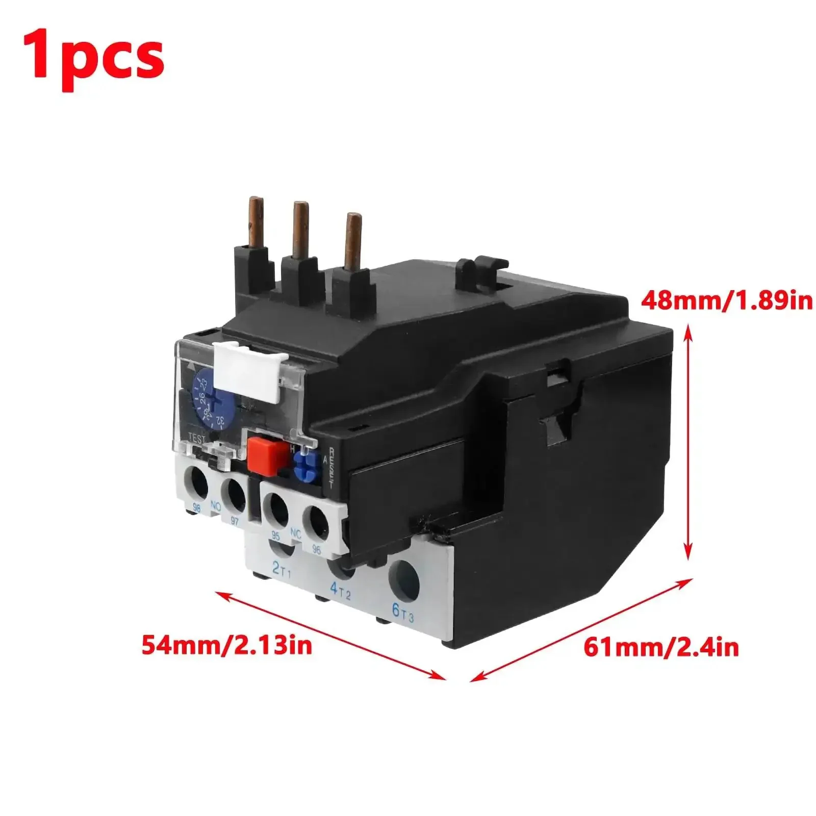 Thermal Overload Relay 23 to 32A For Electric Motors 690V Rated Insulation Heavy Duty Motor Protection Device To Prevent Phase Break And Overload For Industrial Use Easy To Install Reliable Thermal Trip For Motor Longevity And Safe Operations - Image 5