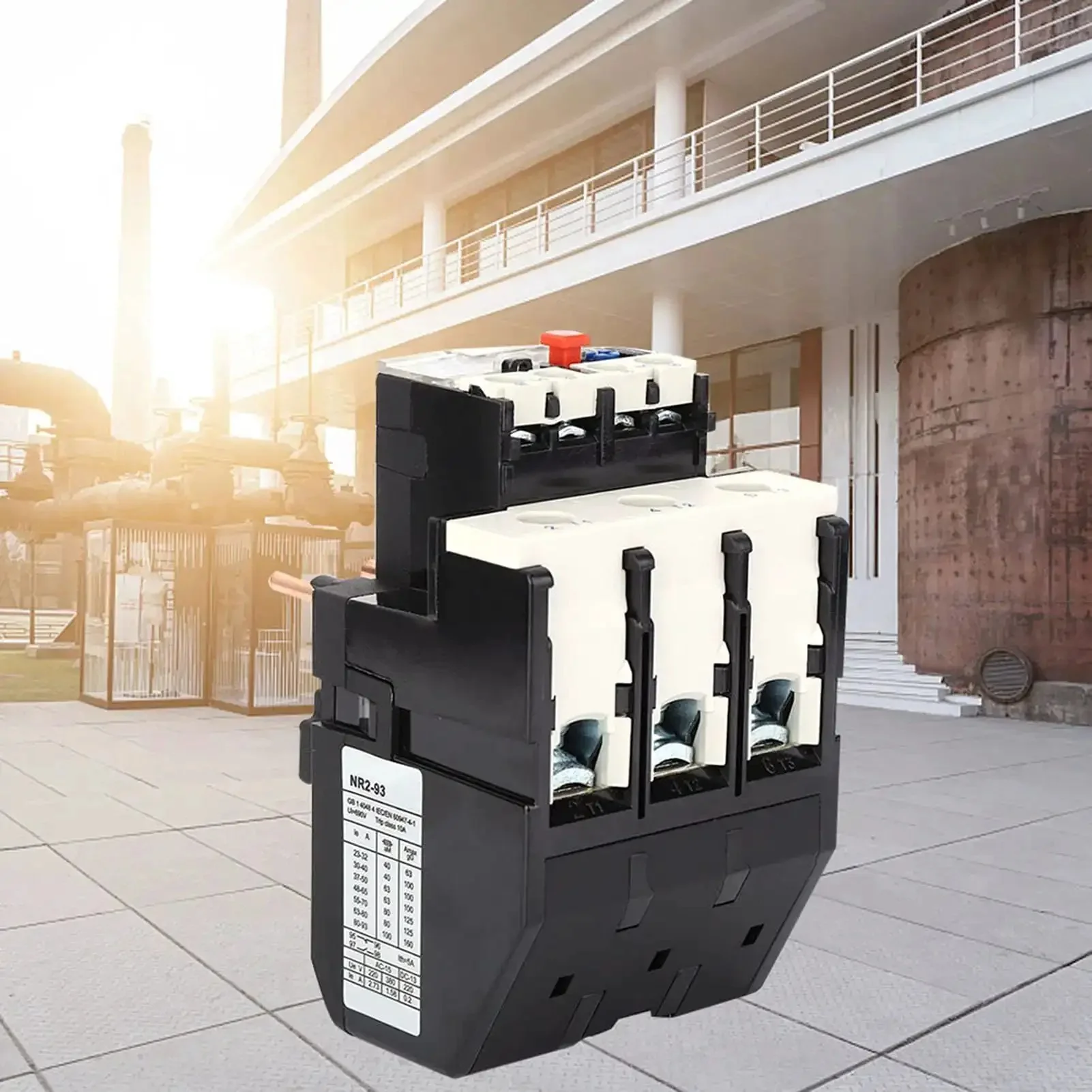 Thermal Overload Relay 30 93A 690V For Motor Protection With 1NO1NC Auxiliary Contacts AC 50 60Hz Plug And Play Installation Boss Level Protection For Motors Compact Easy Mount And Quick Replacement - Image 7