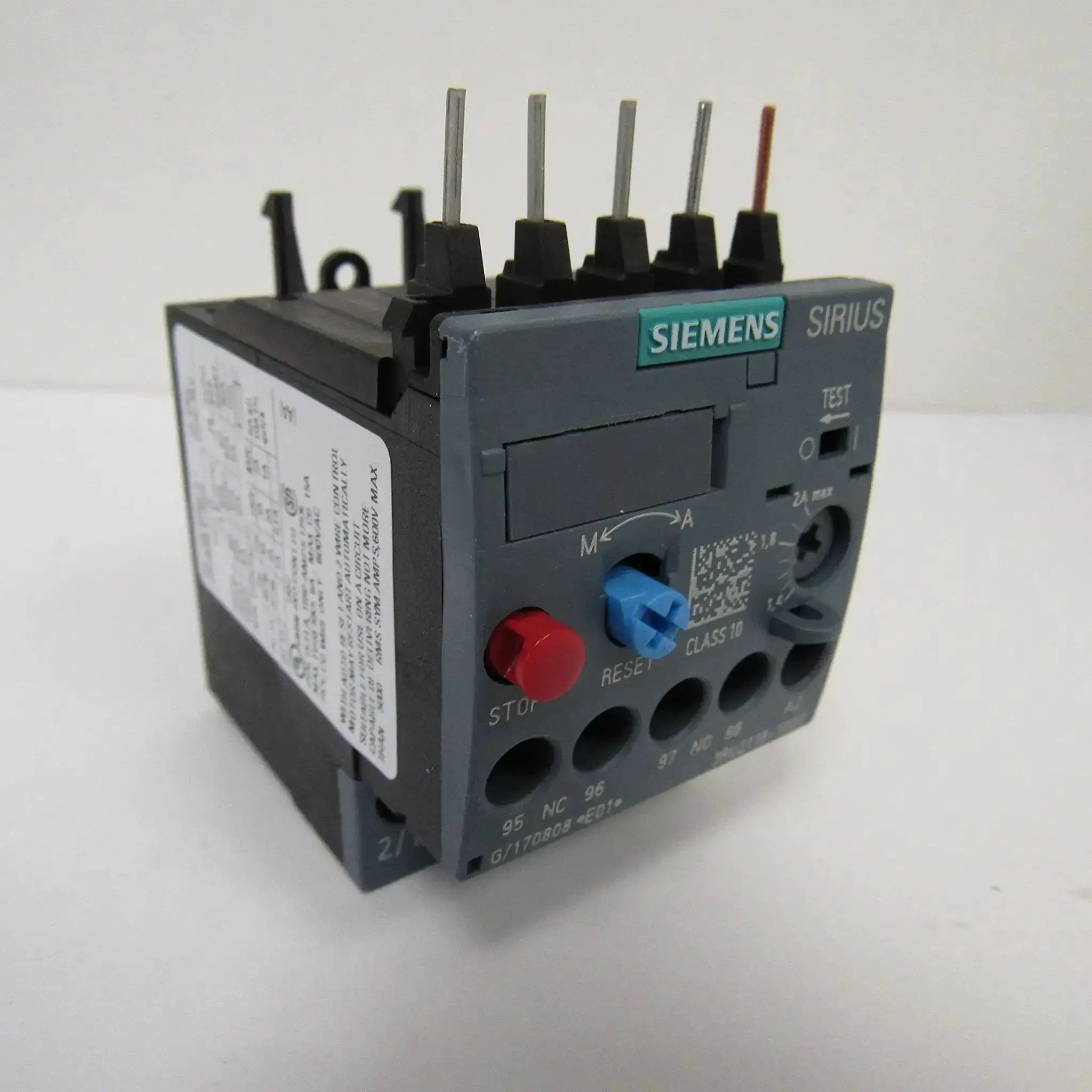 Thermal Overload Relay 3RU2126-4AB0 for Motors 11-16 Amp Power Protection, Sirius Series Pro Grade Industrial Electrical Relay for Motor Protection and Safe Startup, Heavy-Duty Built-To-Last Circuit Guard - Image 5