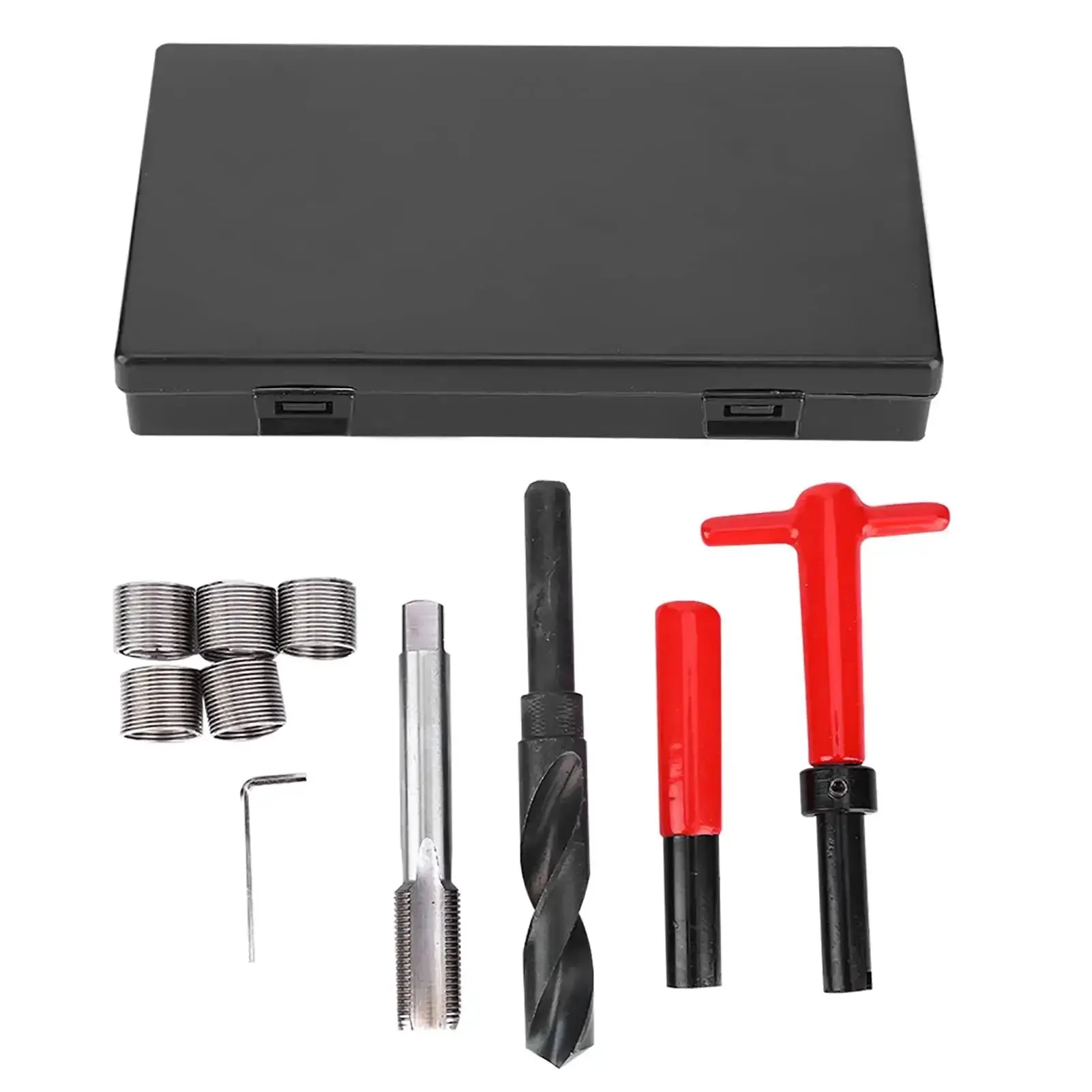 Thread Repair Kit 10Pcs M18x1.5 Stainless Steel Threaded Inserts For Car And Aluminum Holes Portable Patch Up Tool Set For Quick Fix And Strong Rebuild - Image 9