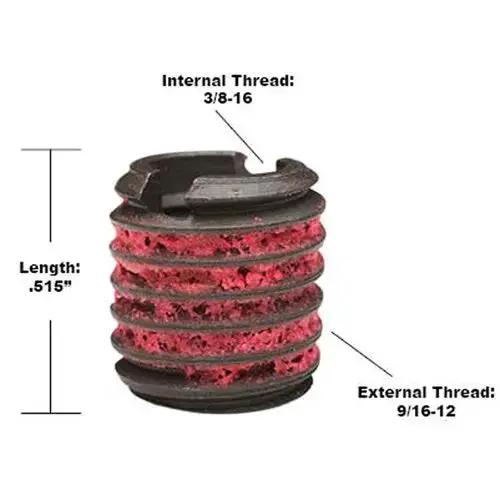 Thread Repair Kit For Metal Carbon Steel Inserts 3/8-16 With Installation Tools, Fast No Fuss Fix For Stripped Threads And Reinforced Tapped Holes, Durable Carbon Steel Inserts, Easy To Install - Image 5