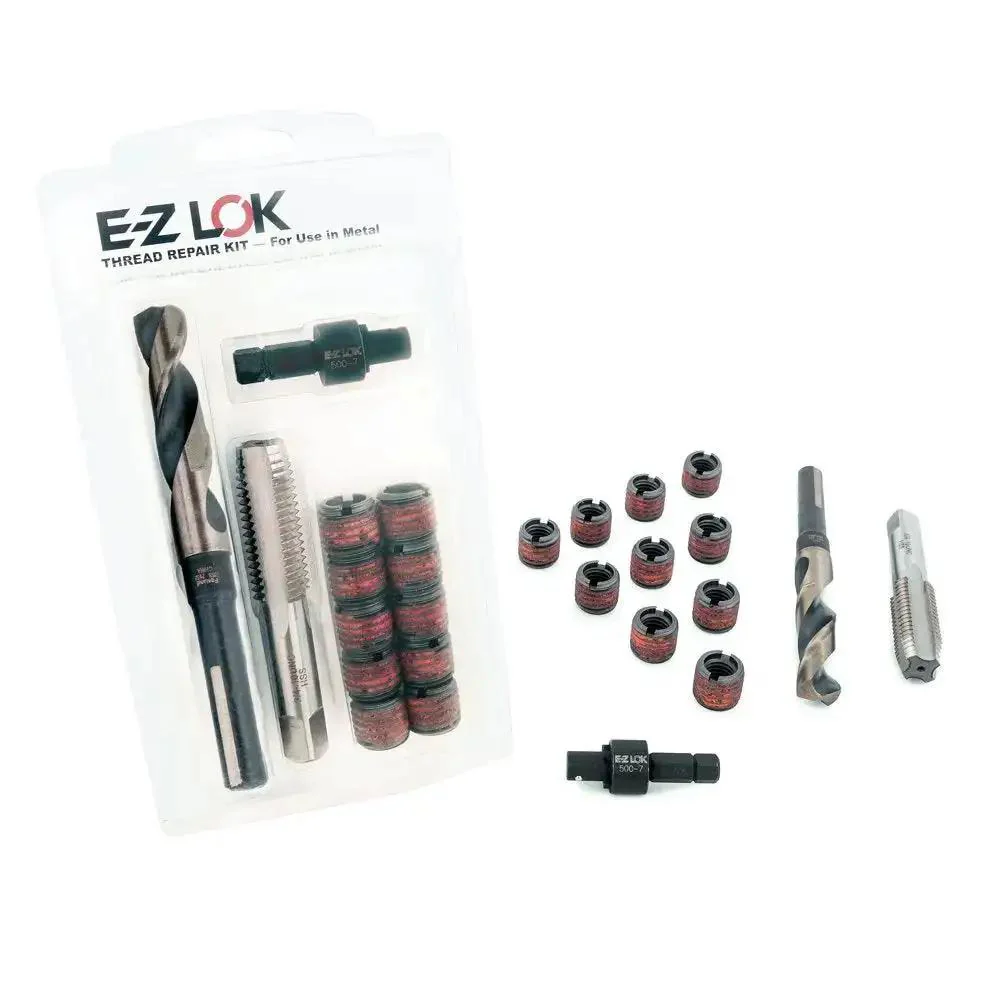 Thread Repair Kit For Metal Carbon Steel Inserts 3/8-16 With Installation Tools, Fast No Fuss Fix For Stripped Threads And Reinforced Tapped Holes, Durable Carbon Steel Inserts, Easy To Install - Image 6