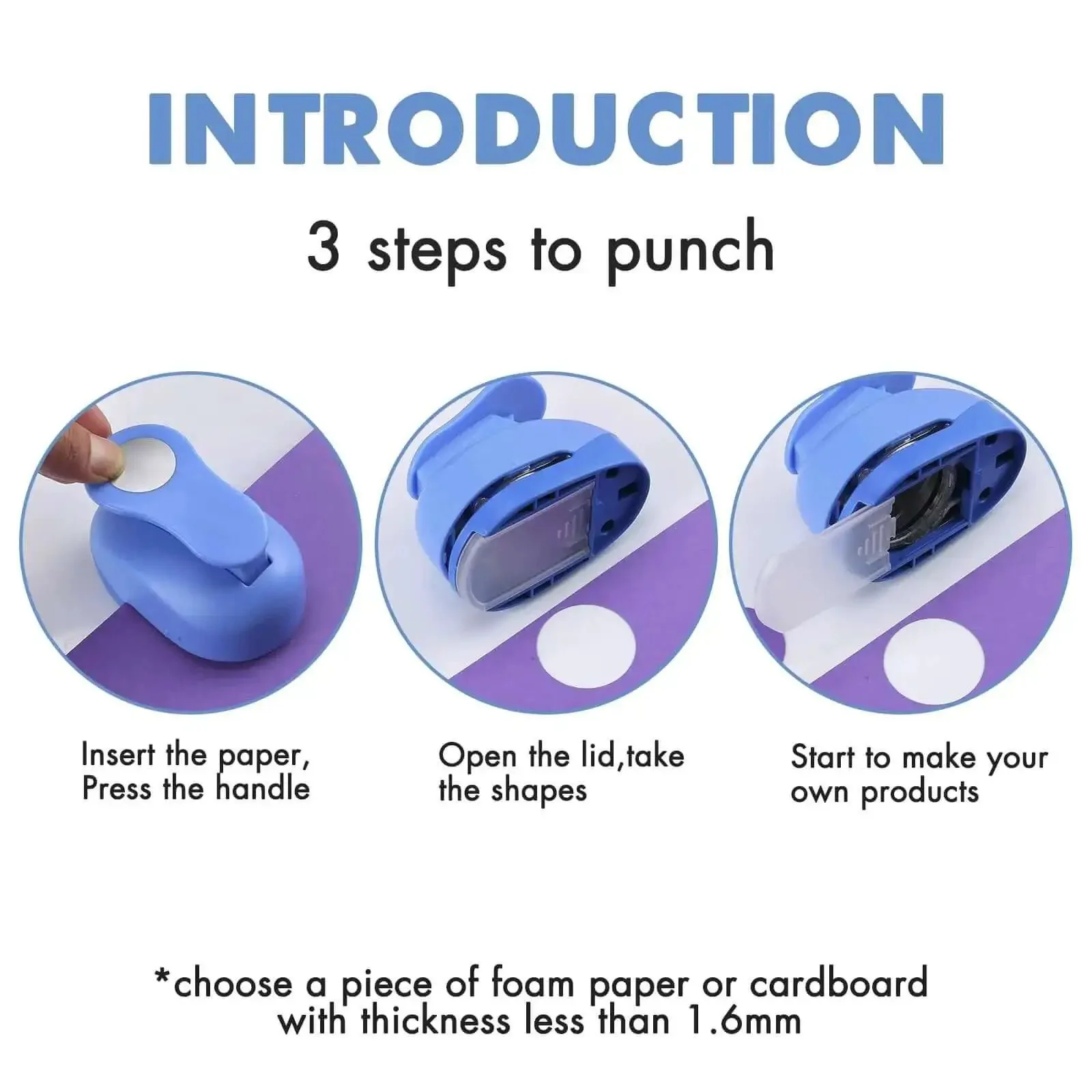 Three Eighths Inch Circle Paper Punch For Quick No Fuss Circle Cuts Great For Scrapbooking Card Making Do It Yourself Photo Albums Gift Tags Confetti And Other Handmade Craft Projects - Image 6