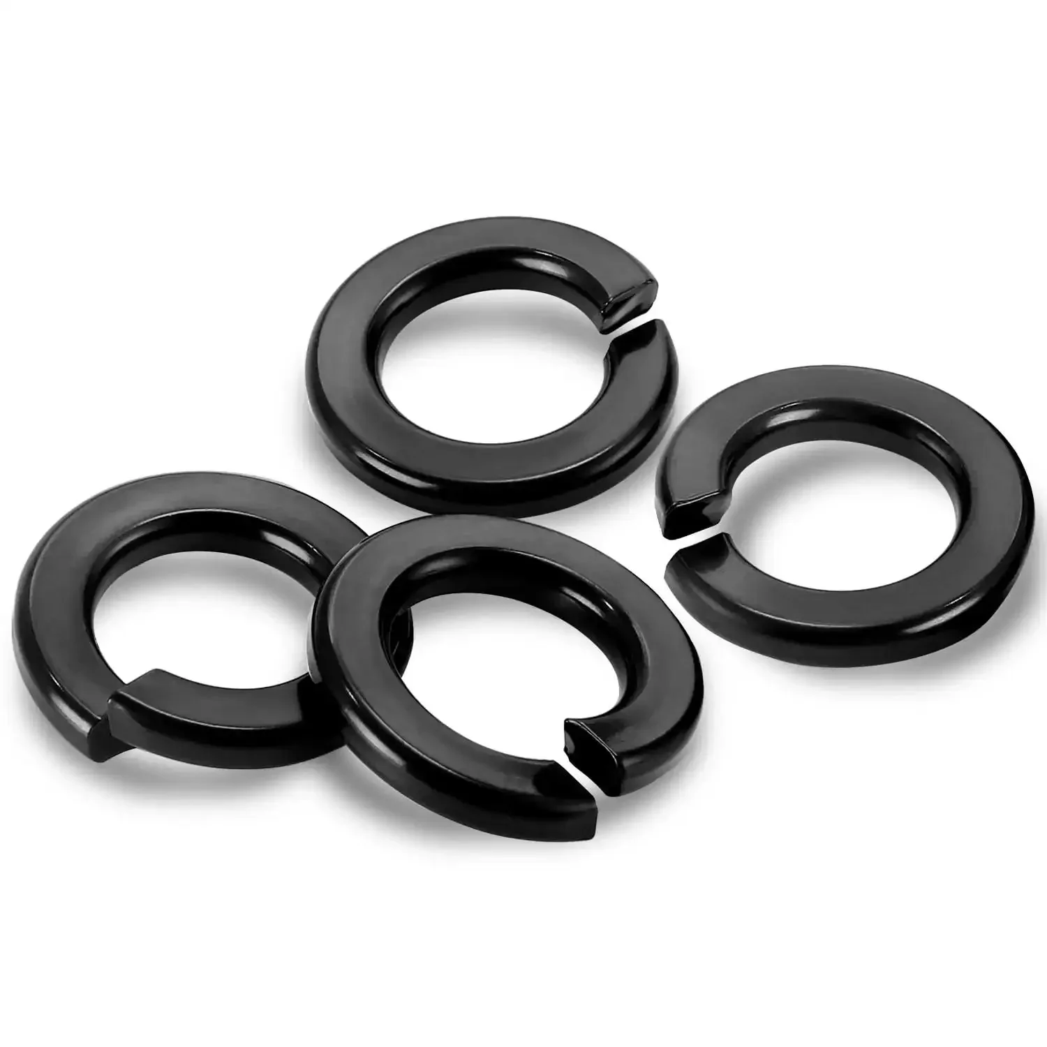 Three Eighths Inch Split Lock Washers Set Of 50, 304 Stainless Steel Spring Lock Washers With Black Oxide Finish, Heavy Duty Tough-As-Nails Corrosion-Resistant For Nuts And Bolts In Harsh Environments - Image 5