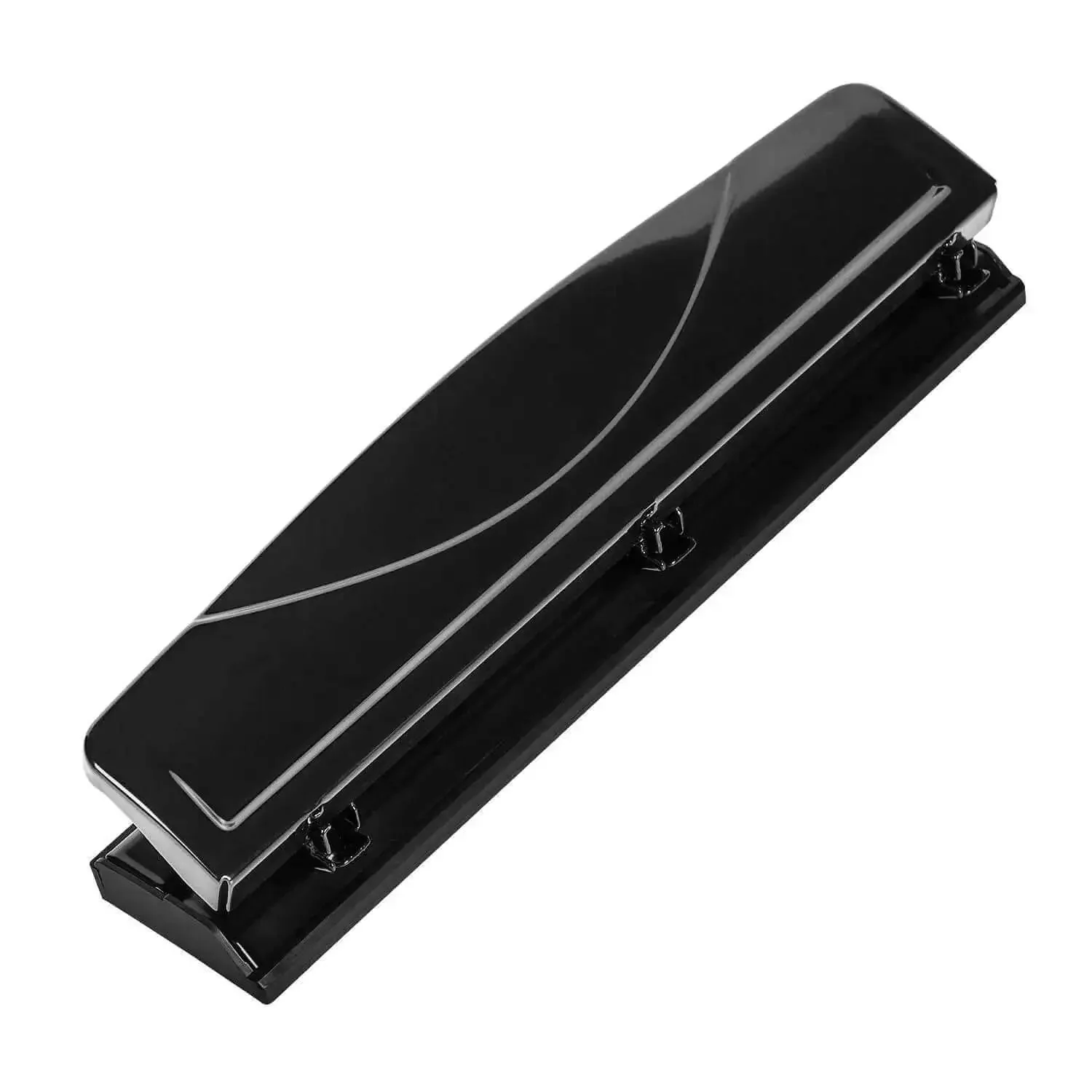 Three Hole Punch For Home Office With Easy Clean Tray Punches Up To 10 Sheets At Once Durable Metal Construction Sleek Black Finish Six Pack Multipack A True Workhorse For Quick No Fuss Paper Punching - Image 7