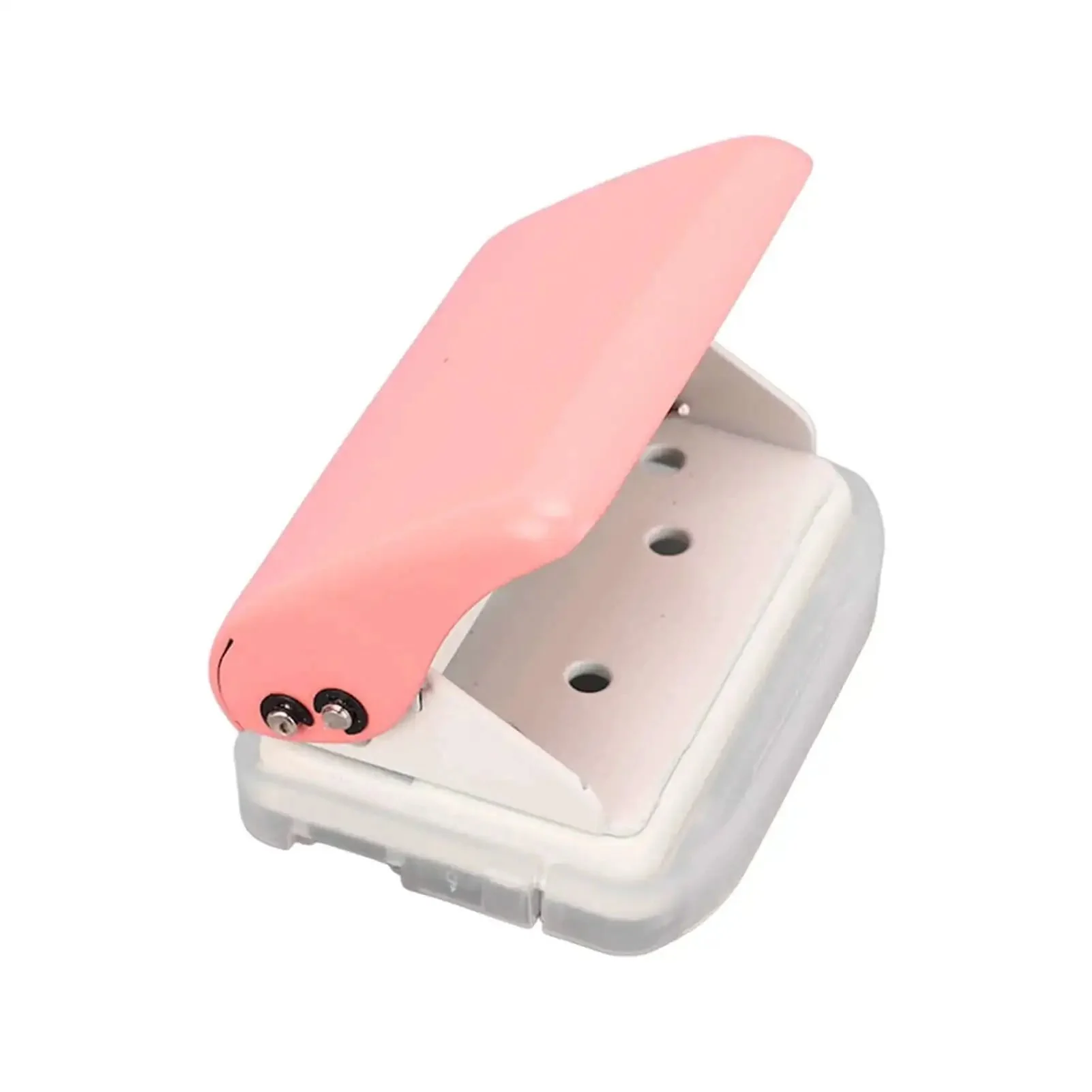 Three Hole Punch Handheld Paper Puncher With Five Sheet Capacity And Alignment Posts For B5 A5 A4 A6 A7 Sized Papers, Delivers Clean Five Point Five Millimeter Holes And 19mm Spacing, Portable Office And School Essential For Quick Accurate Punching - Image 6