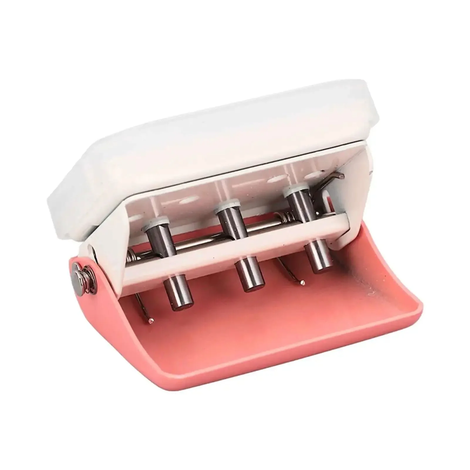 Three Hole Punch Handheld Paper Puncher With Five Sheet Capacity And Alignment Posts For B5 A5 A4 A6 A7 Sized Papers, Delivers Clean Five Point Five Millimeter Holes And 19mm Spacing, Portable Office And School Essential For Quick Accurate Punching - Image 7