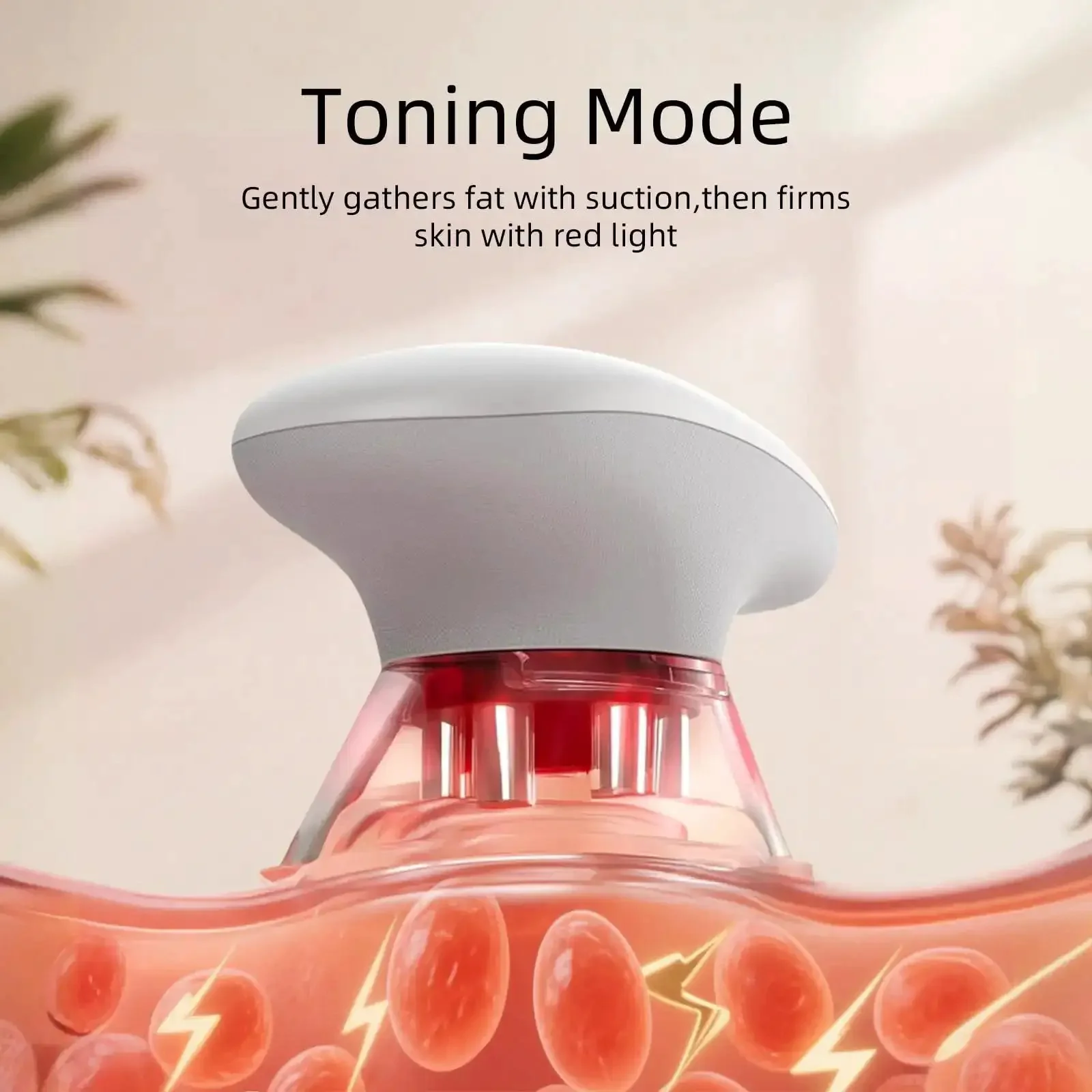 Three In One Body Sculpting Machine With Vacuum Massage And Red Light Therapy To Tackle Cellulite, Gentle Vibration For Toning Belly Waist Arms And Legs, Home Use For Women - Image 6