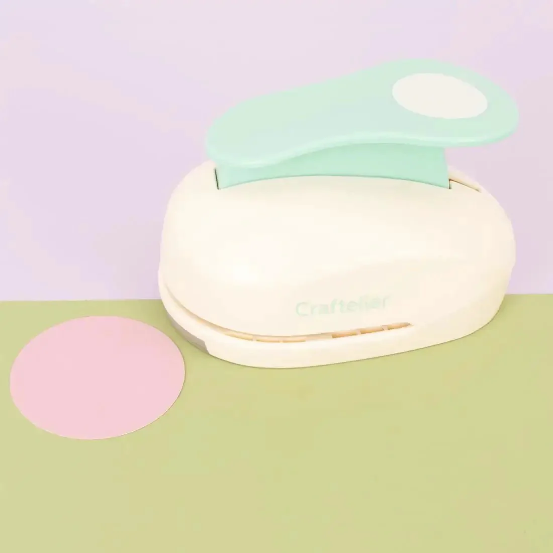 Three Inch Circle Hole Punch With Lever For Precise Clean Cuts Great For Scrapbooking Cards Journals And DIY Paper Crafts Super Handy Compact Round Punch For Cardstock On The Go - Image 8